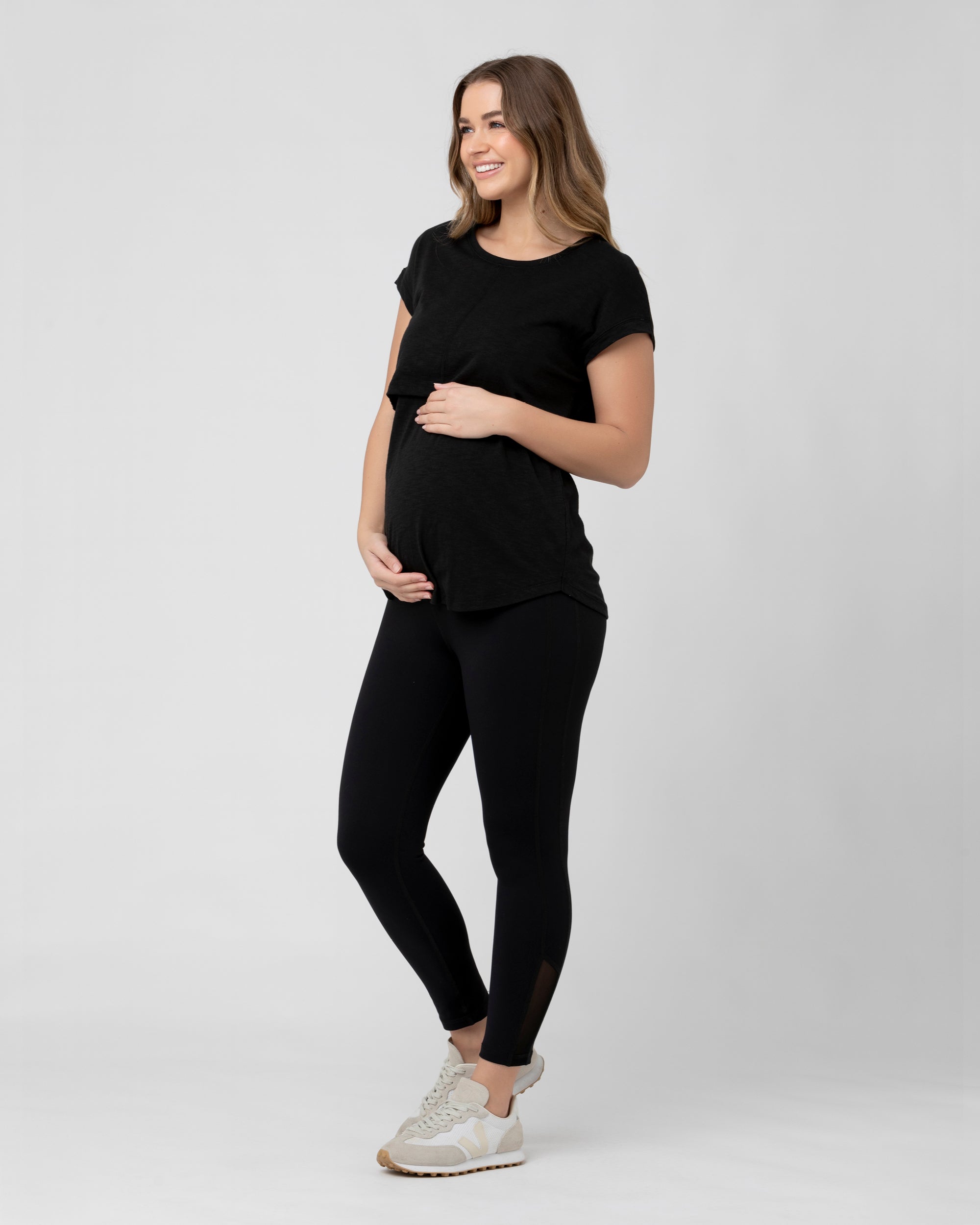 Richie Nursing Tee Black