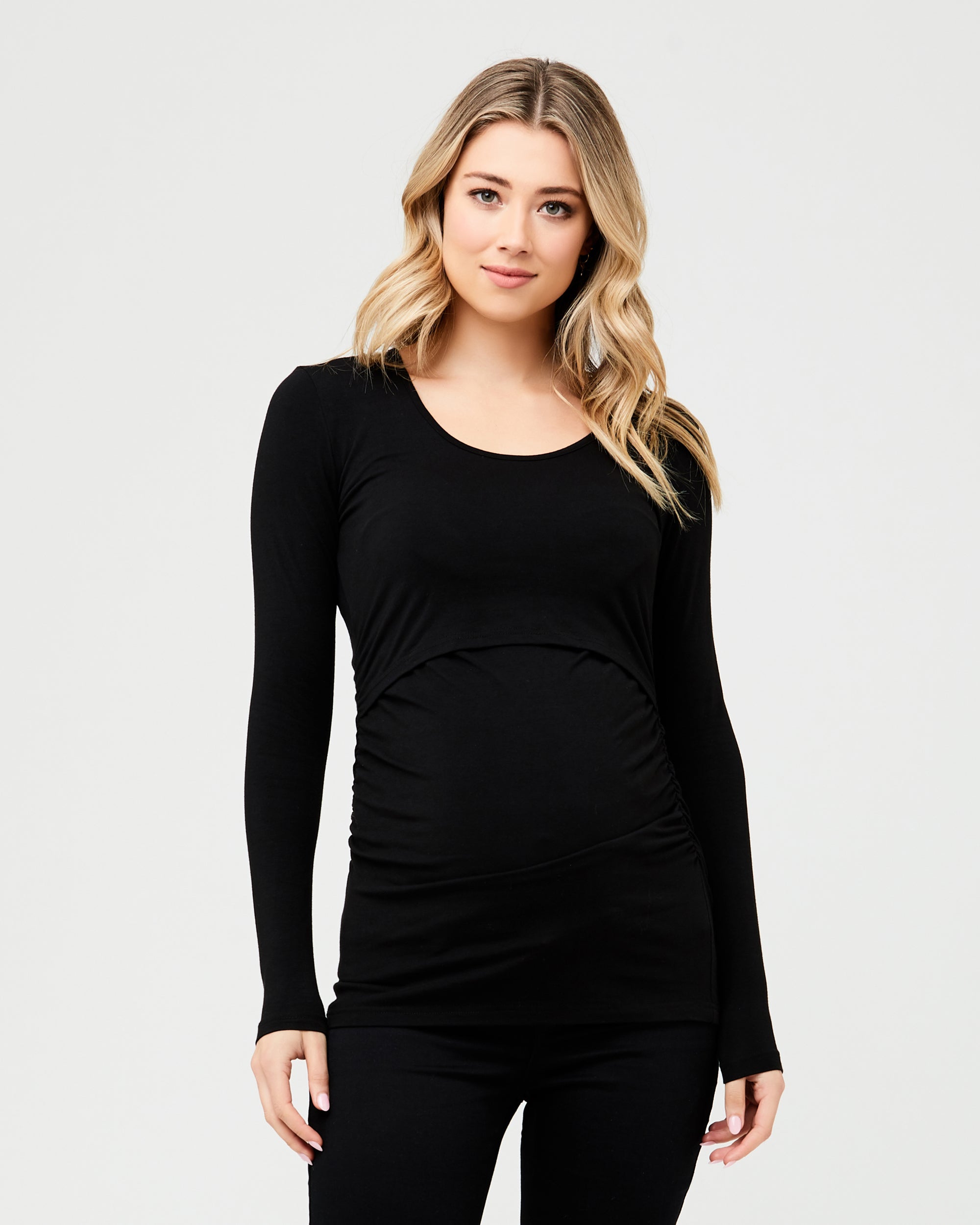 Organic Nursing Top Black