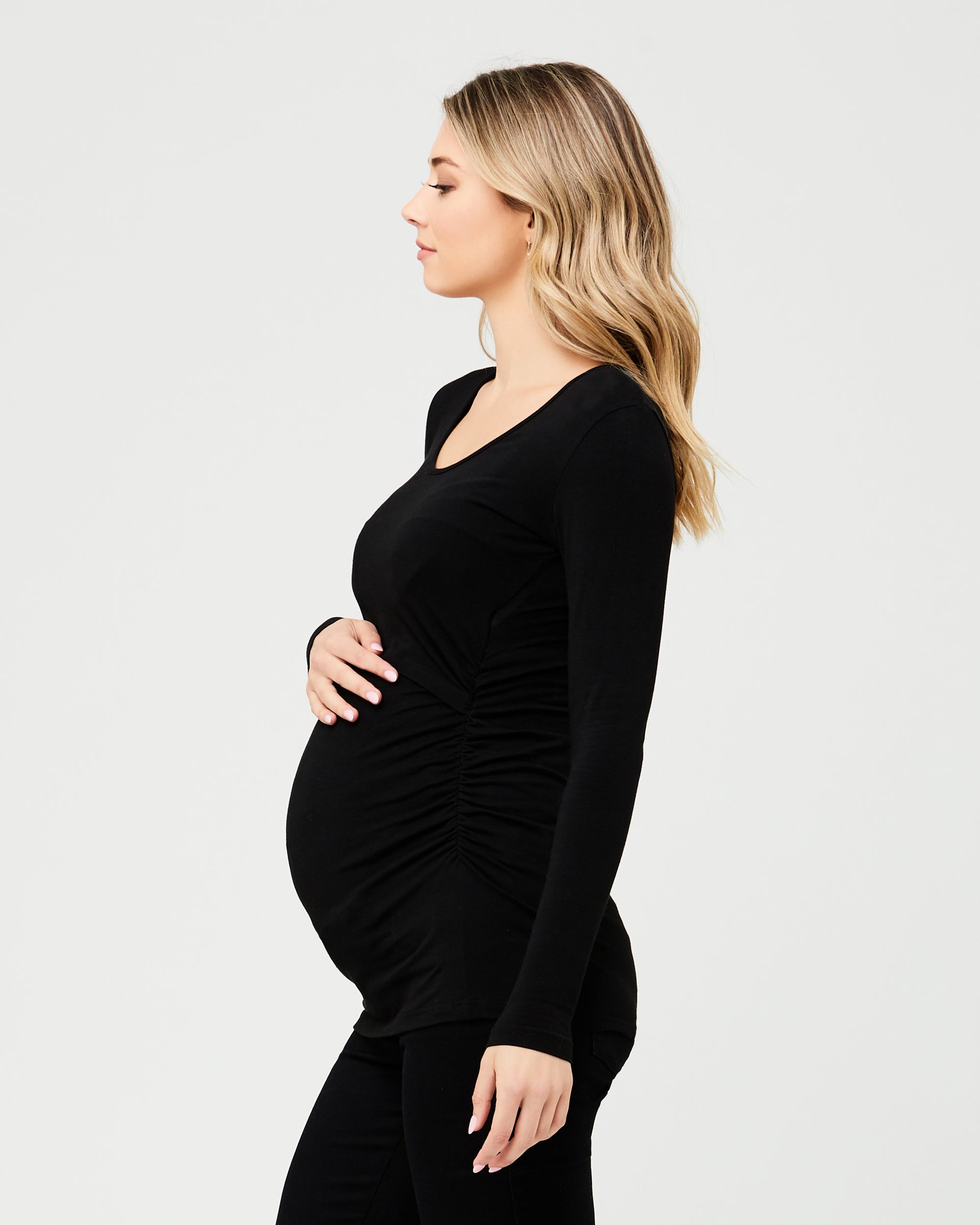 Organic Nursing Top Black