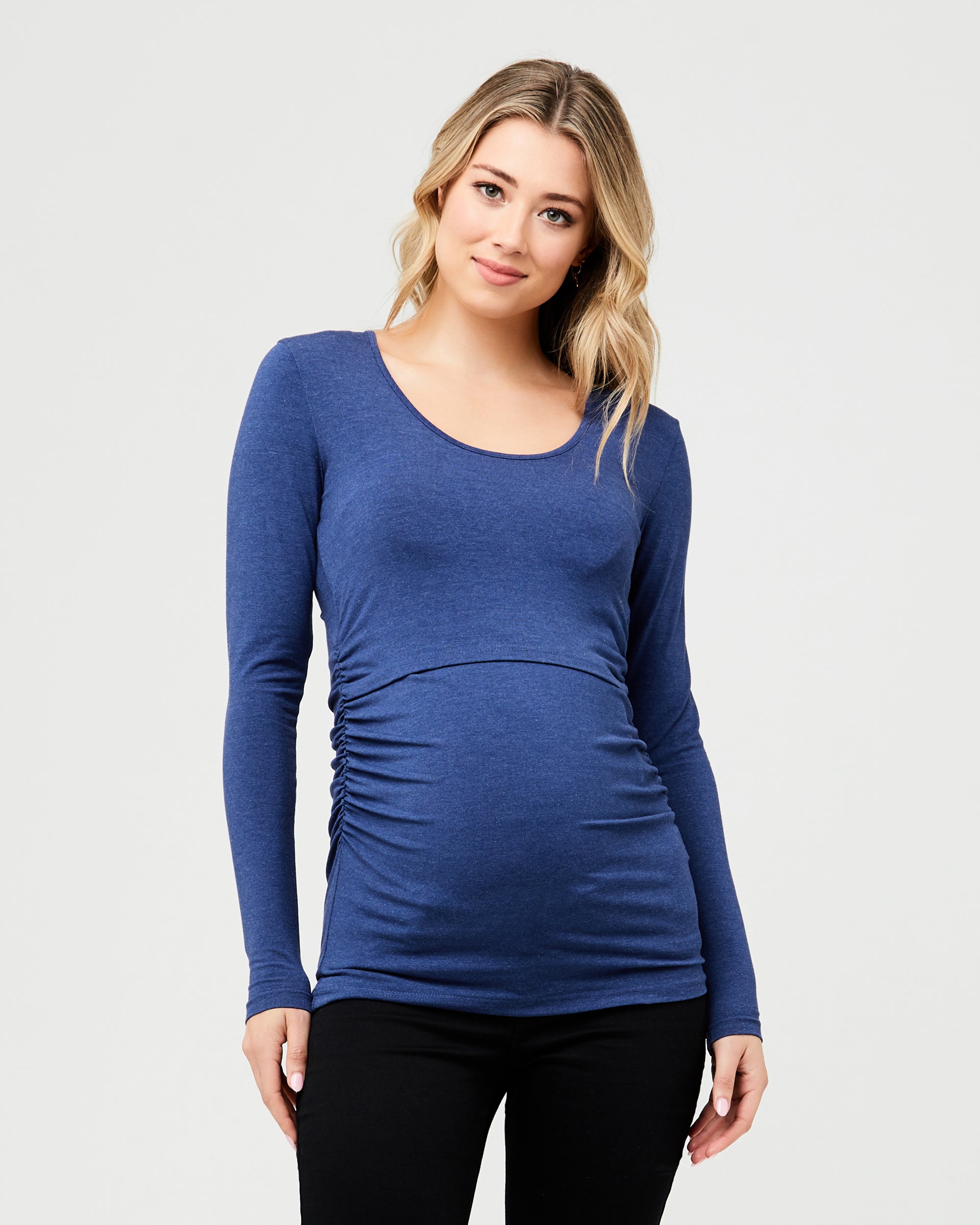 Organic Nursing Top Denim Marle