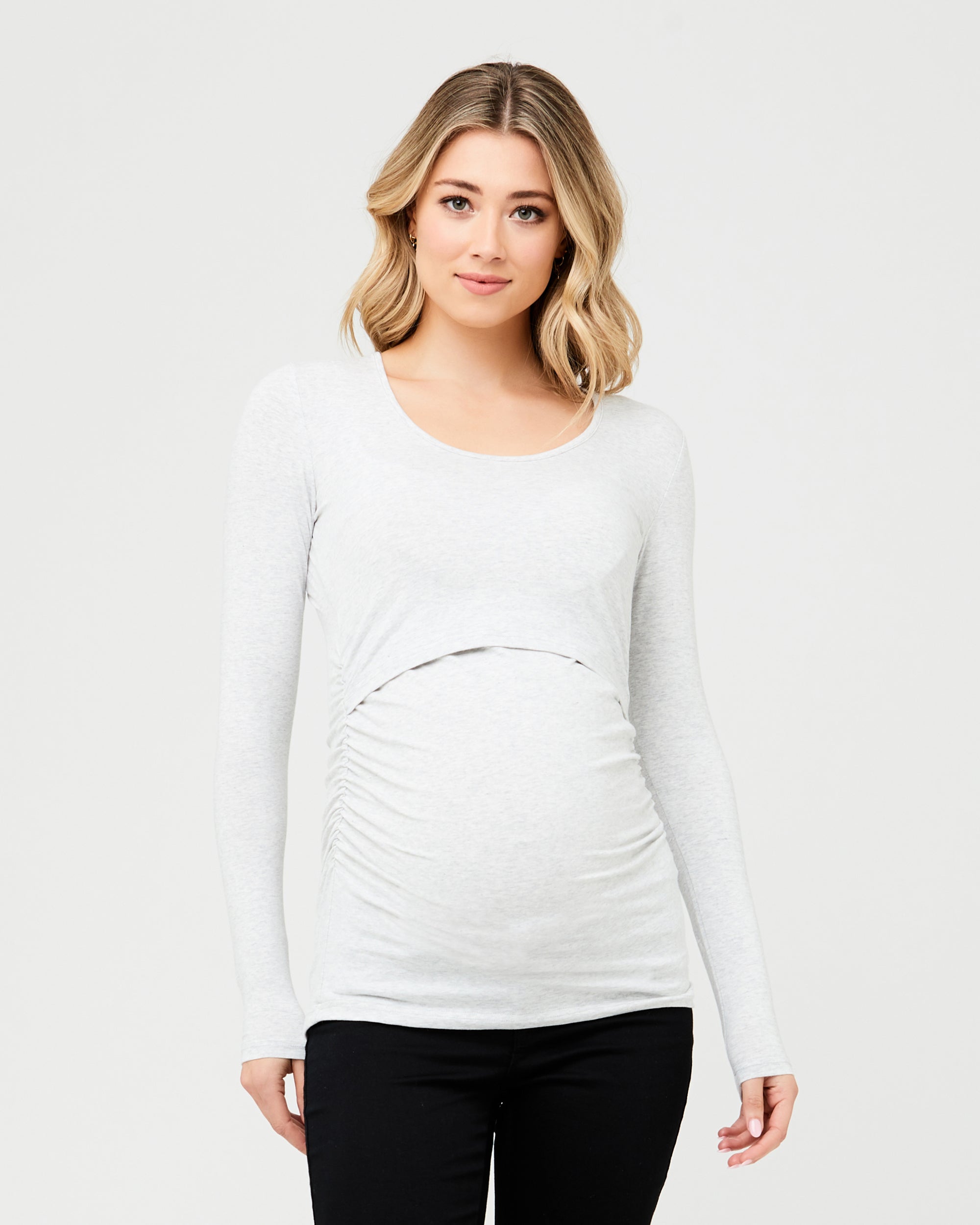 Organic Nursing Top Silver Marle