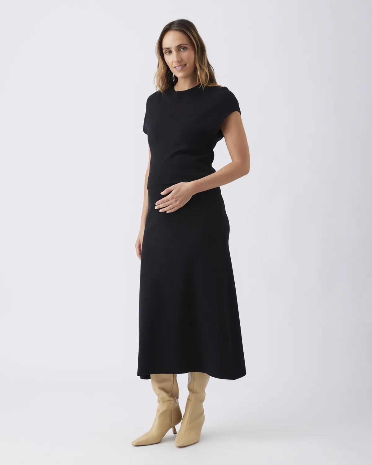 Kira Nursing Knit  Black
