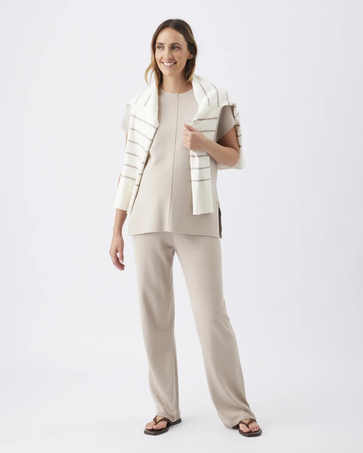 Nardia Nursing Knit Stone