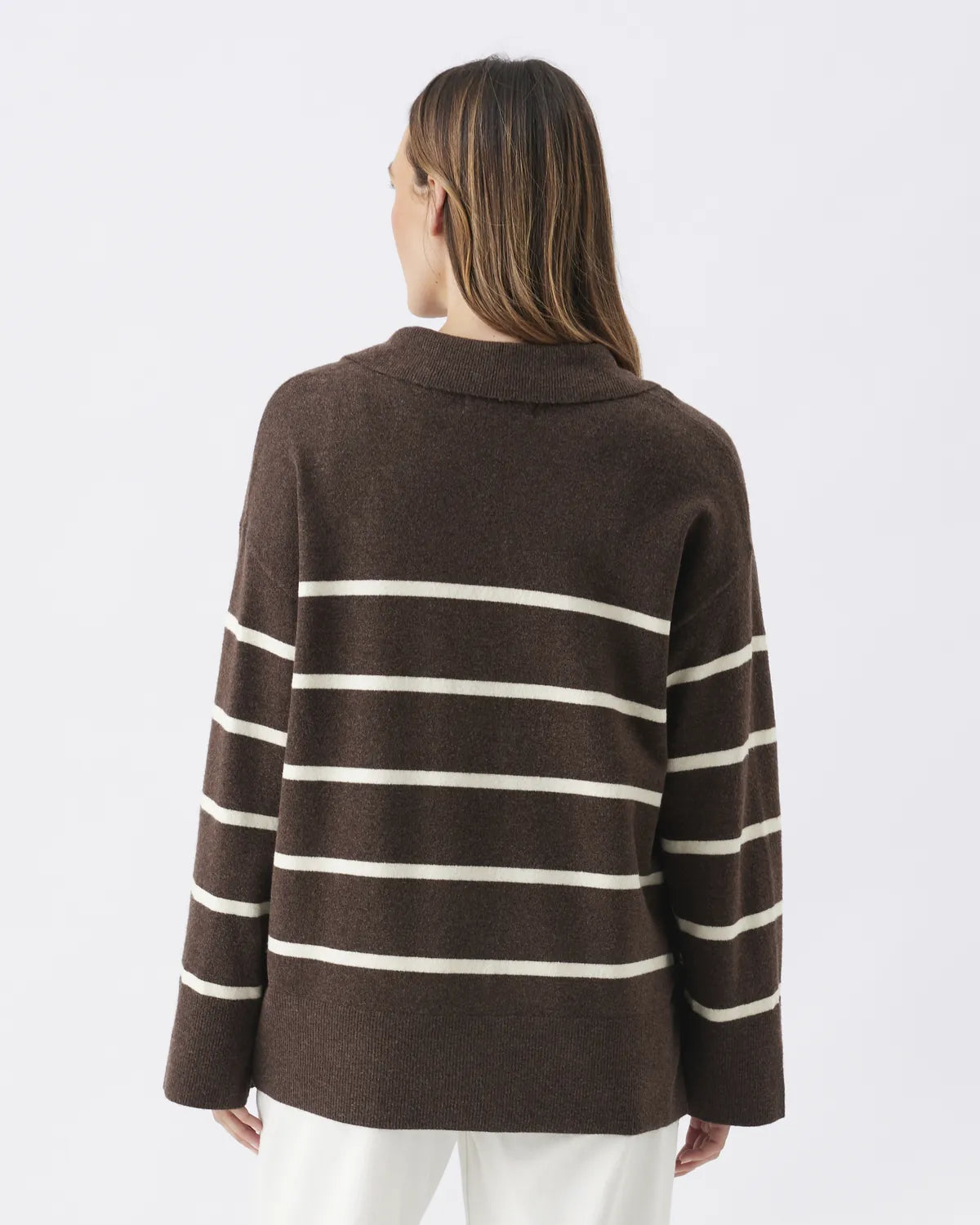 Scout Nursing Knit  Chocolate / White