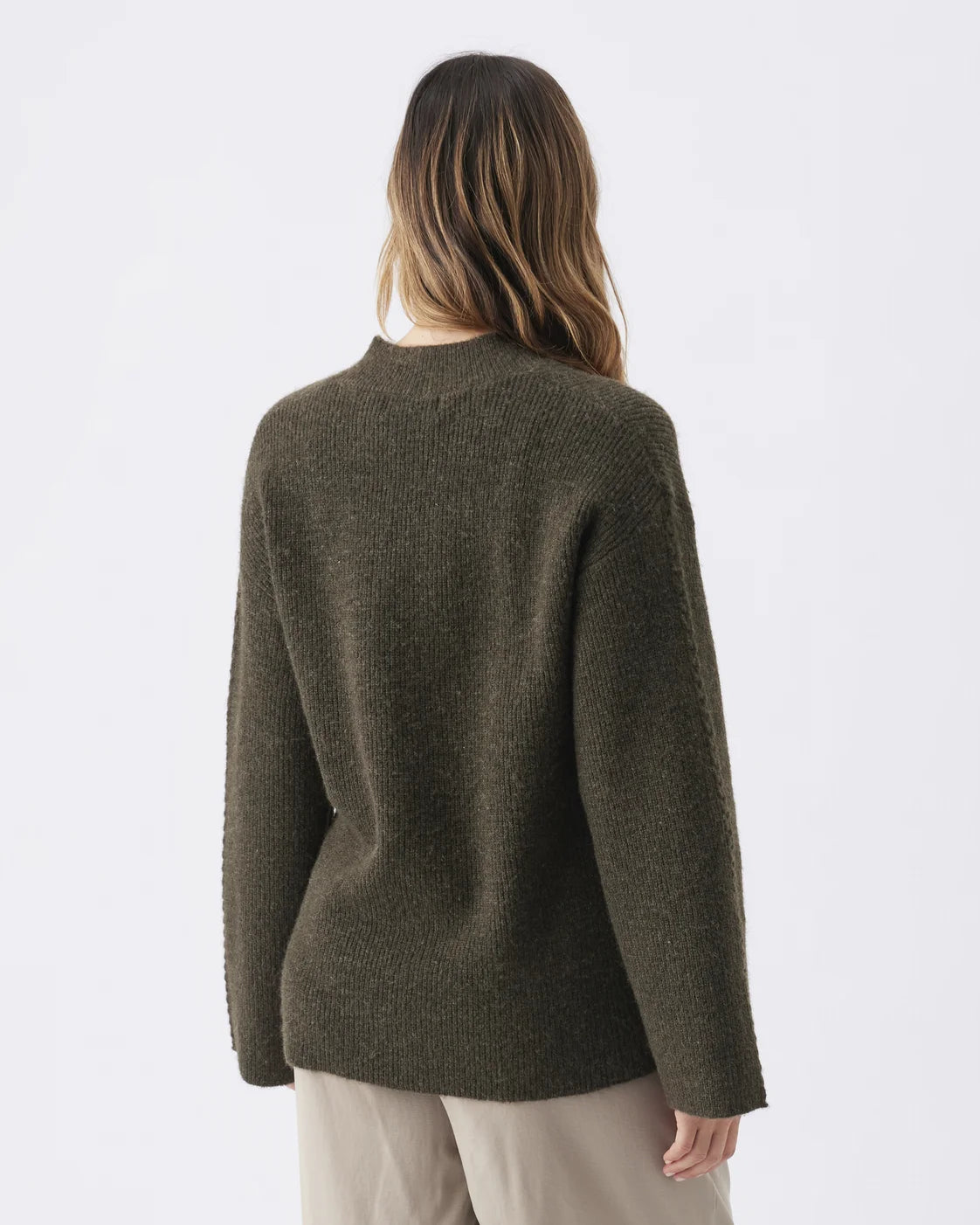 Starci Cable Knit  Khaki