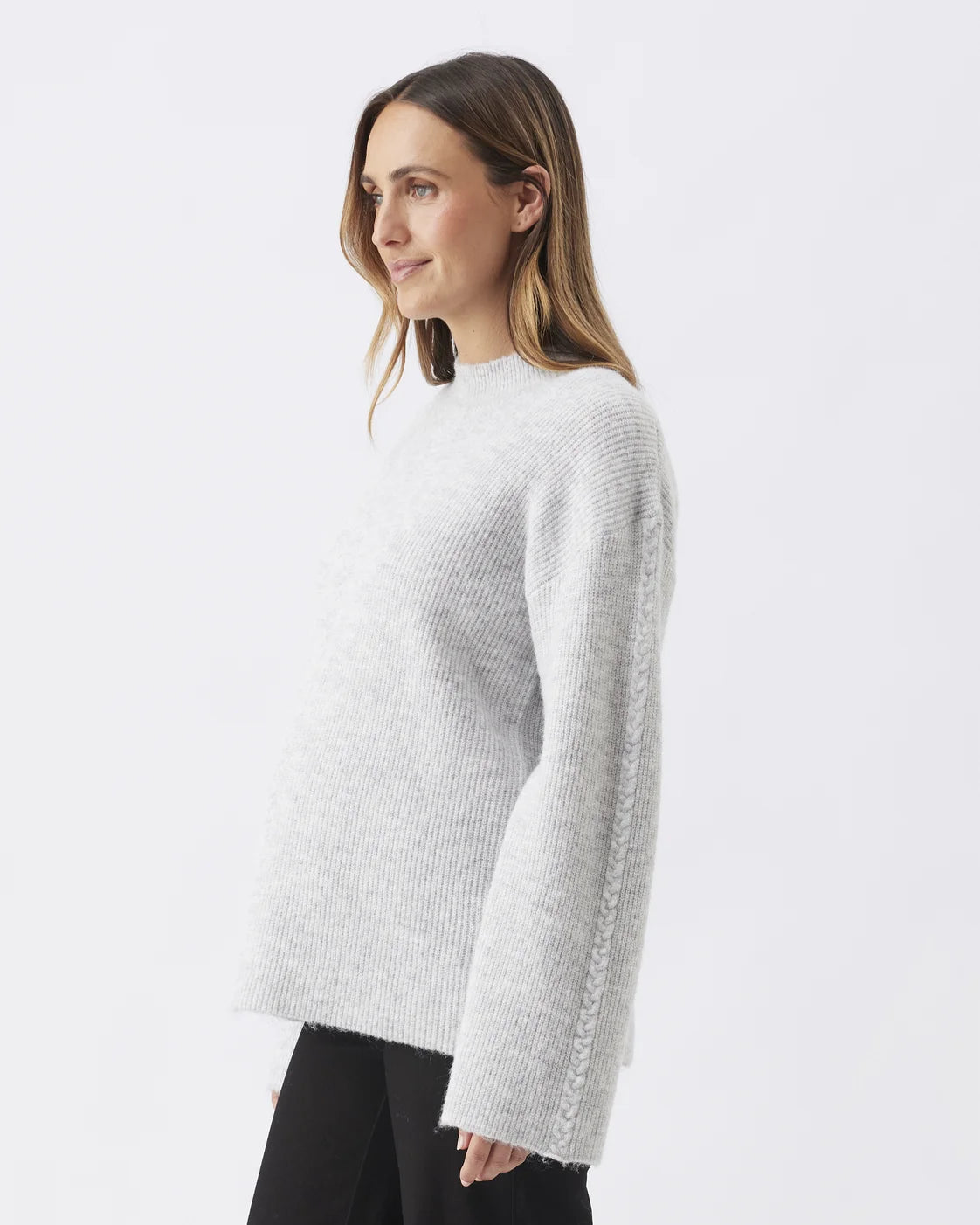 Starci Cable Knit  Silver Marle