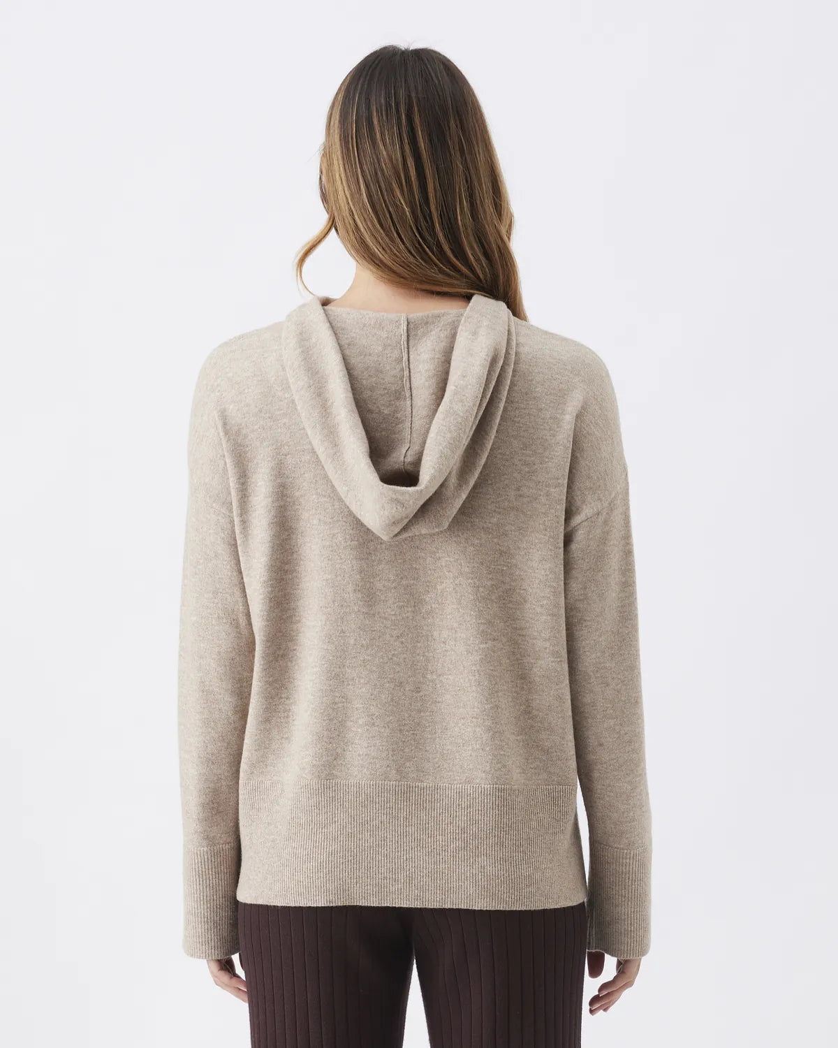 Finley Nursing Knit Hoodie   Latte