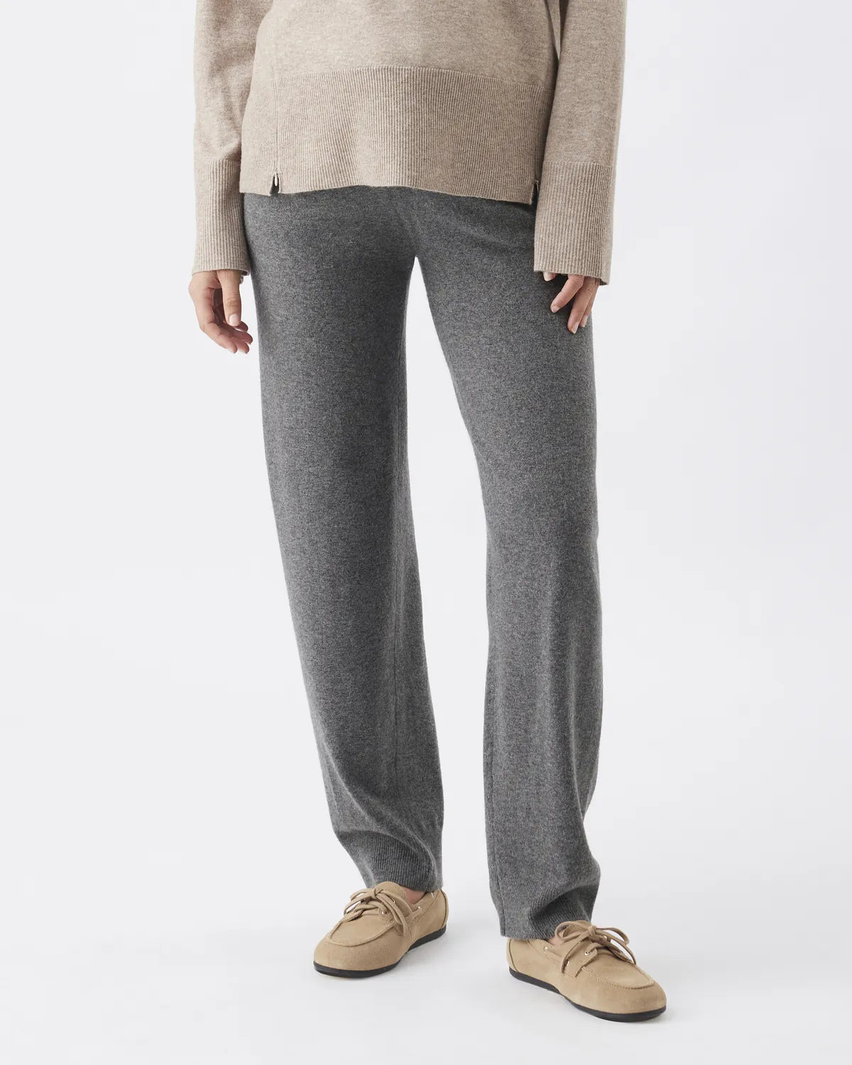 Coco Knit Pant  Charcoal Marle
