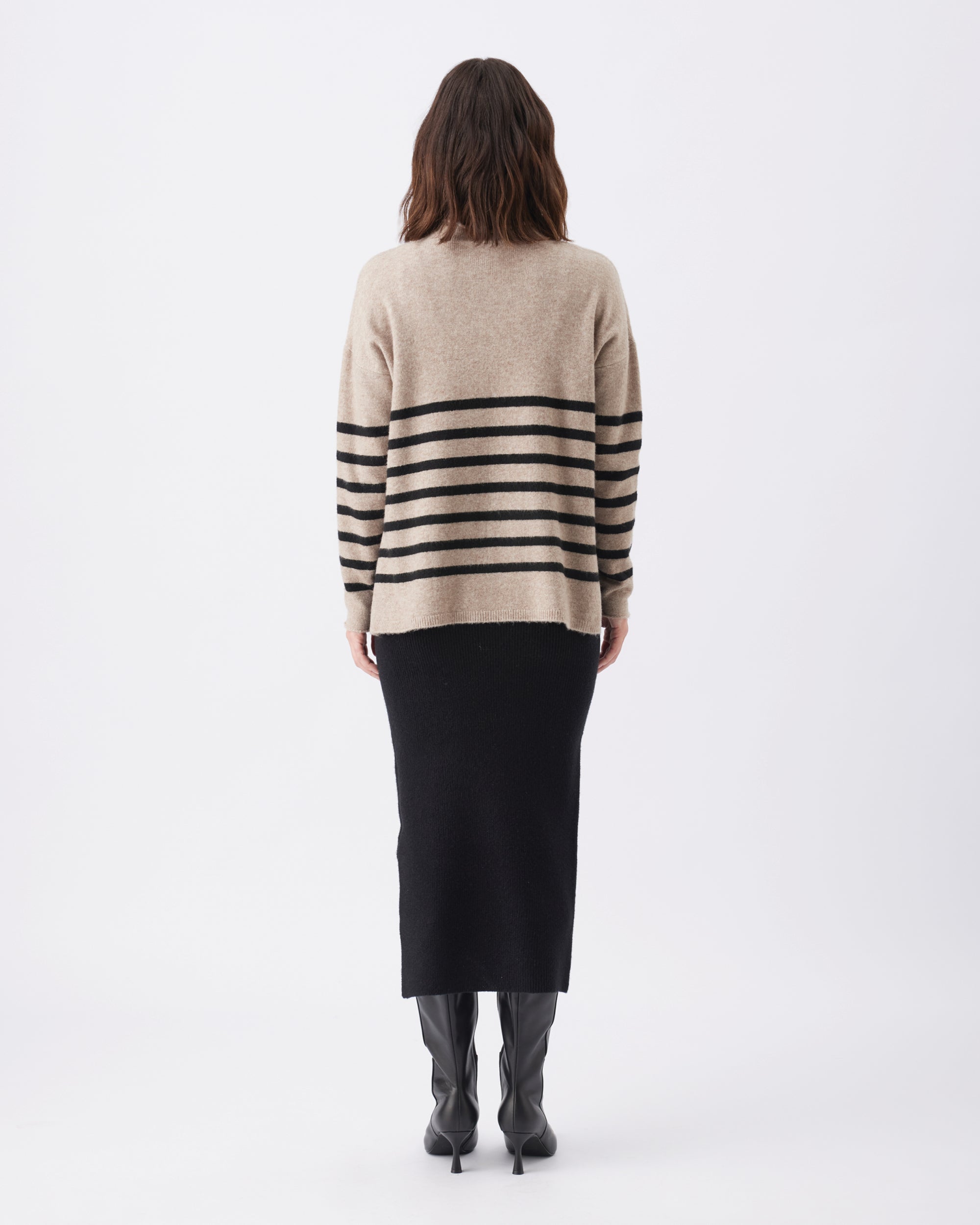 Dani Knit Skirt Black