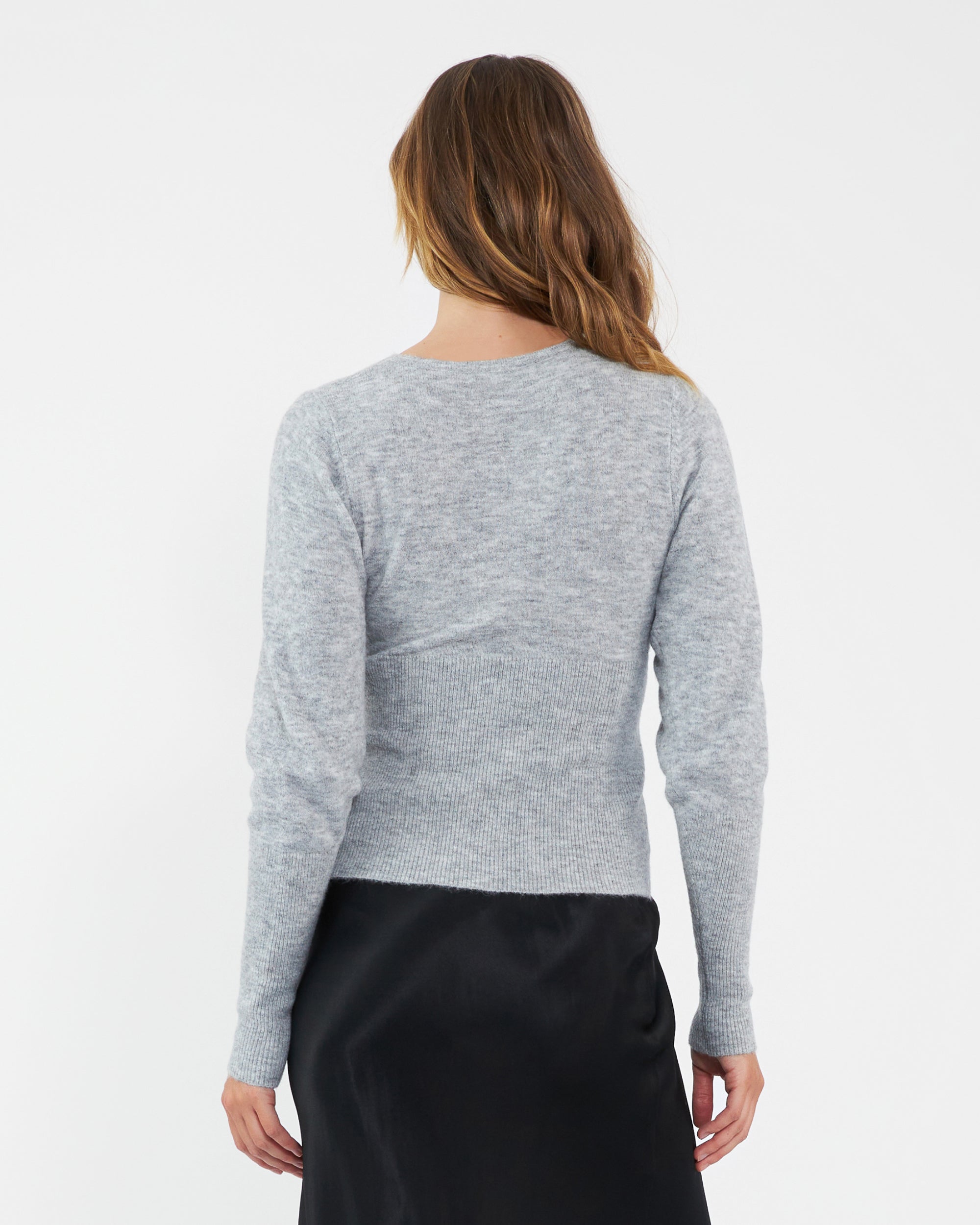 Willa Nursing Knit Silver Marle