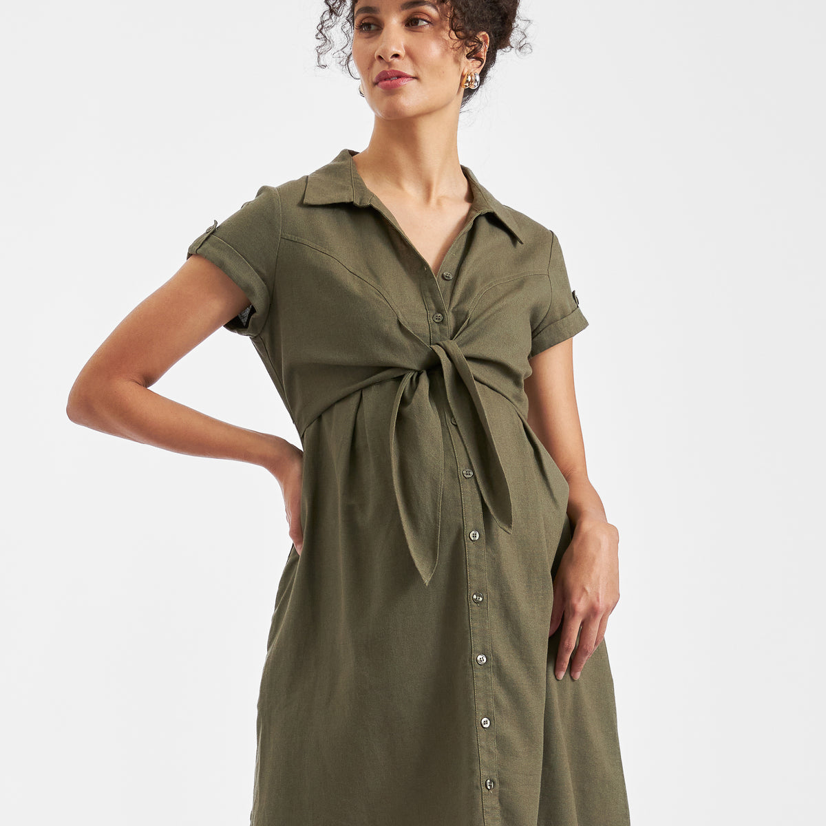 Workwear Max Studio Shirt Dress Women's Cheap Shirt Dresses Black Size L  Day Dress ZALANDO
