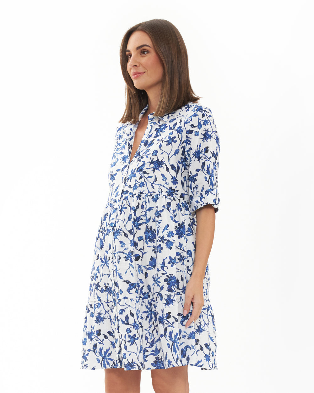 Bella Pure Linen Dress