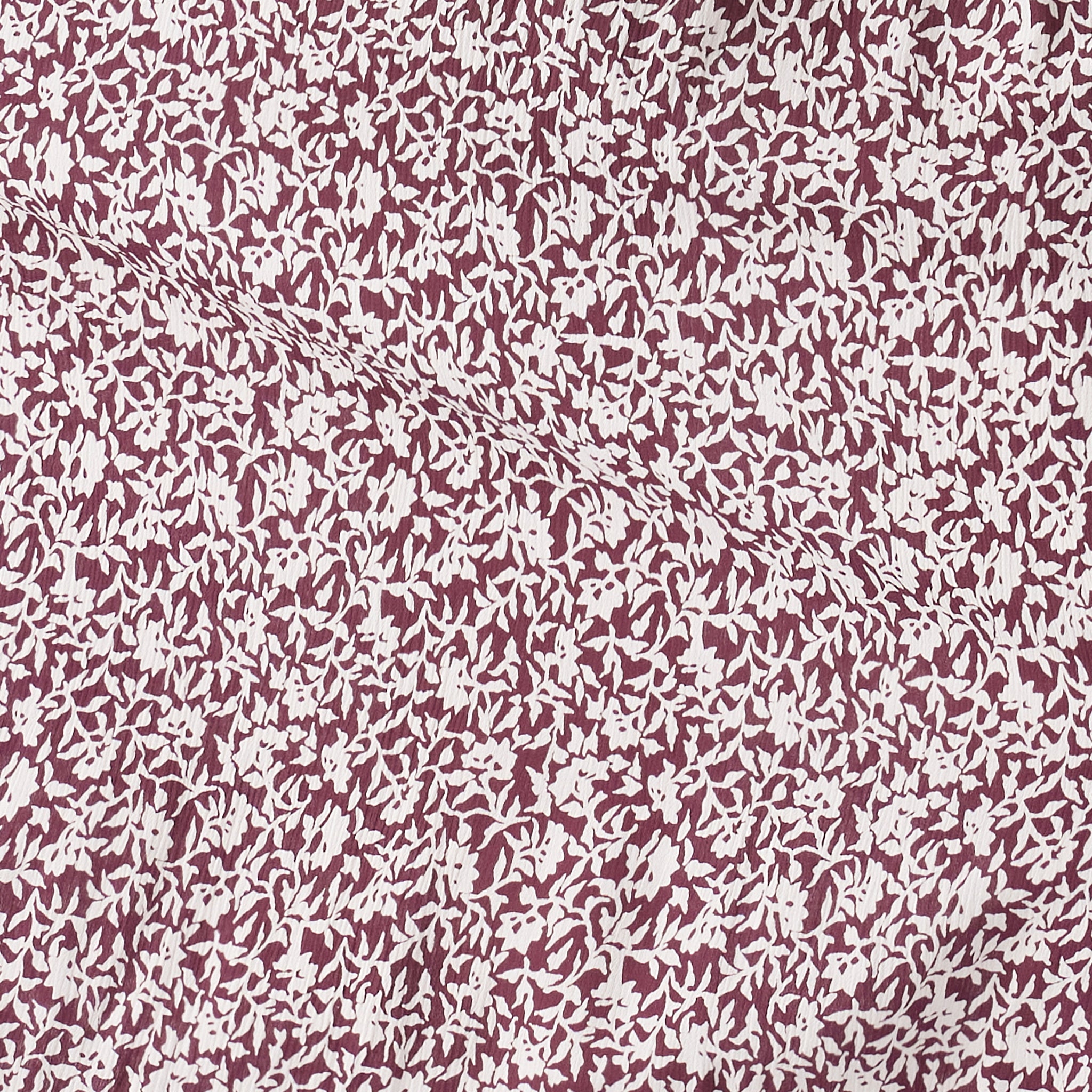 Dana Shirred Dress  Maroon / White