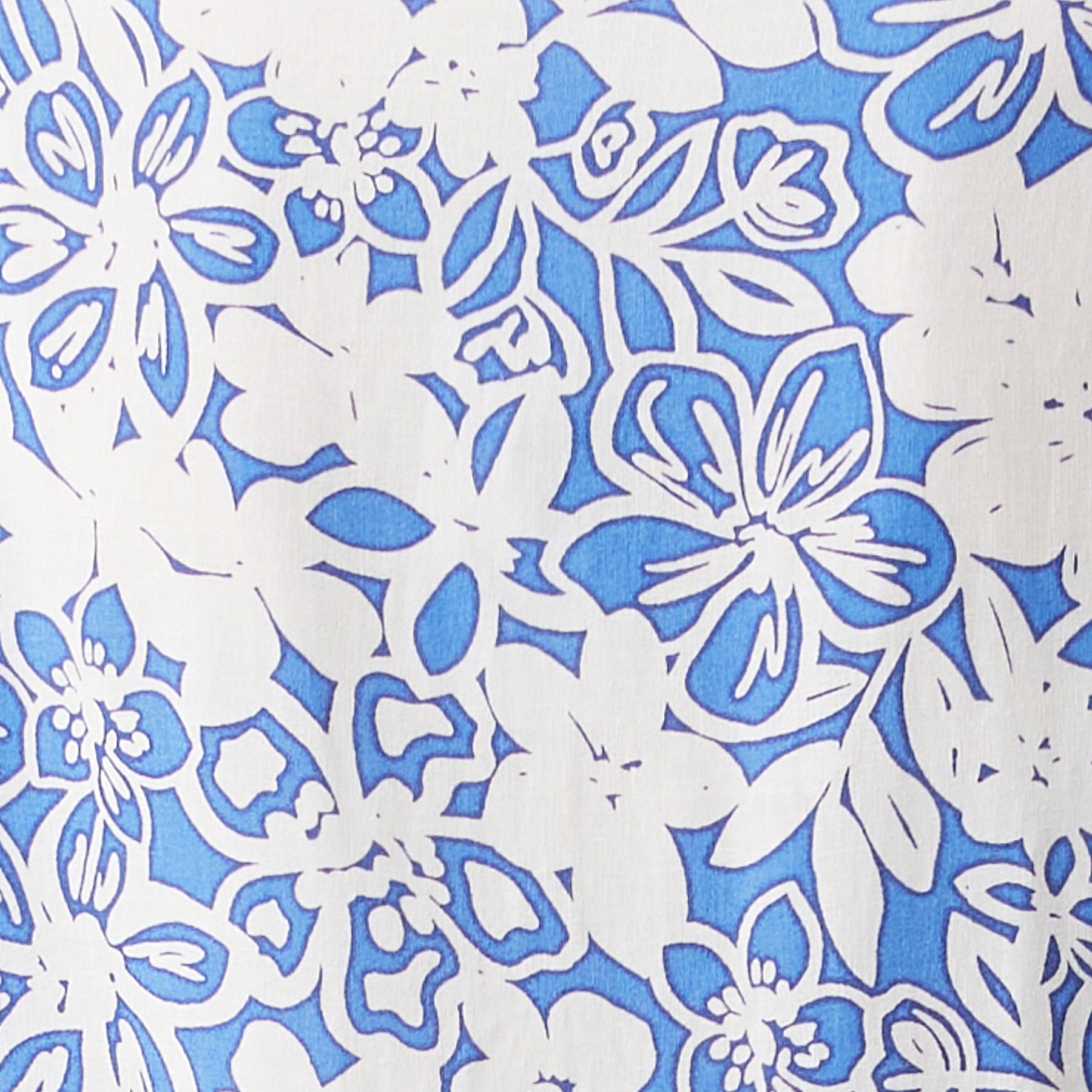 Nahla Linen Dress  Royal / White