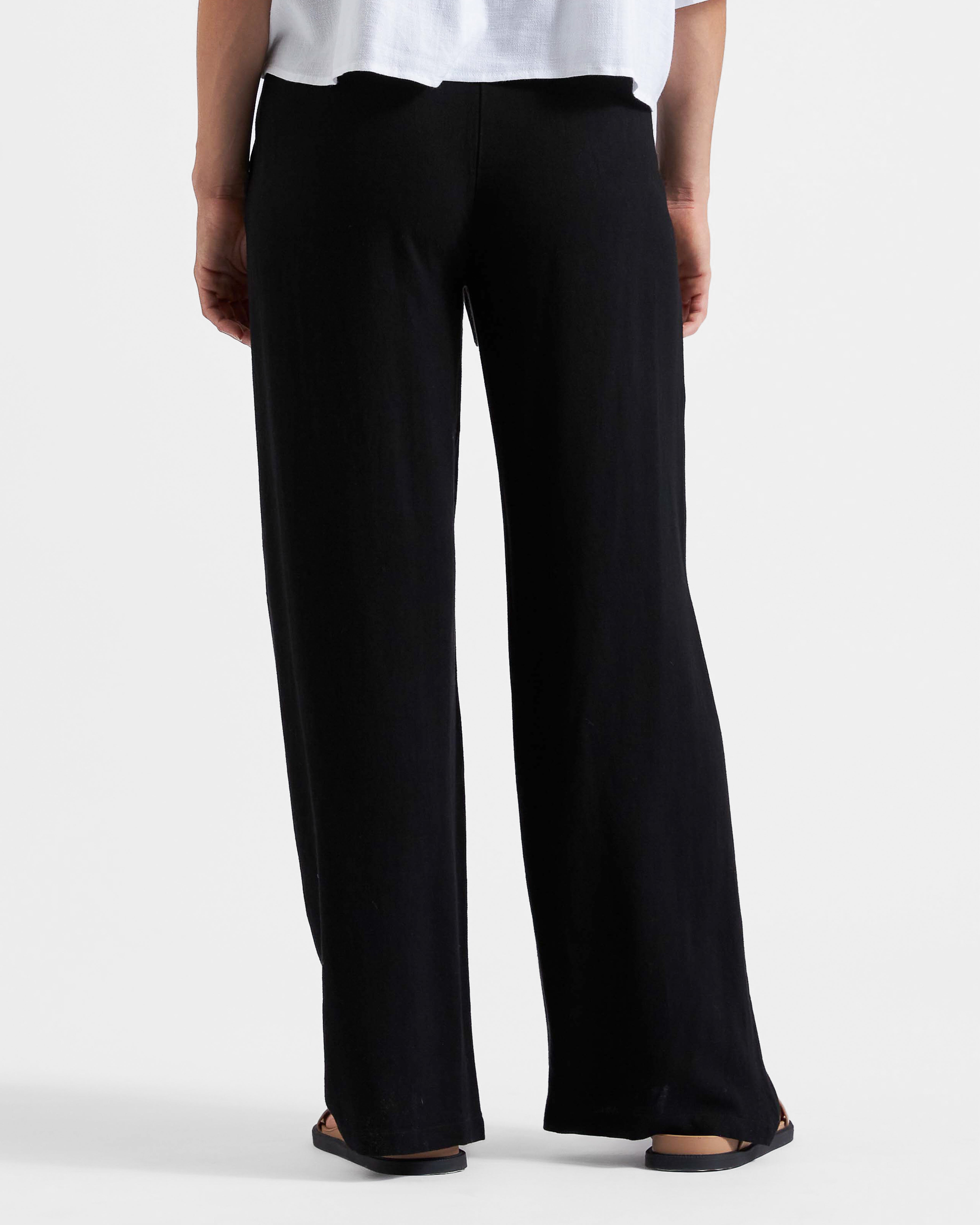 Marlow Shirred Pant Black