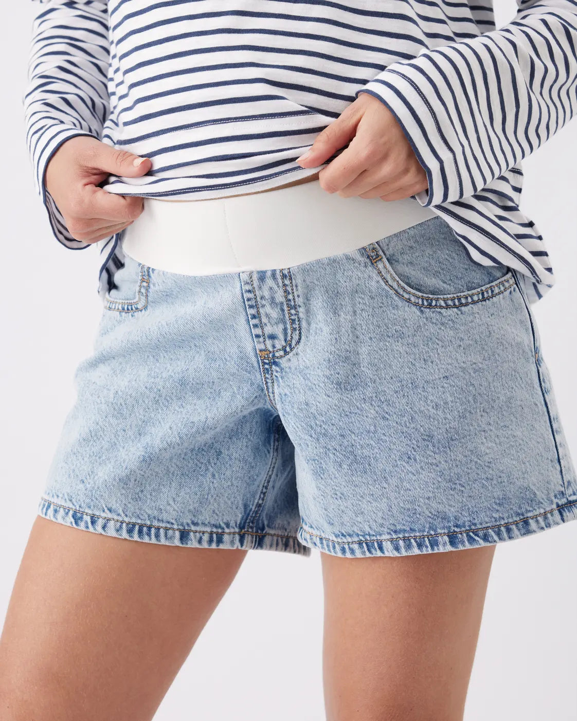 Brooklyn Denim Short  Light Wash