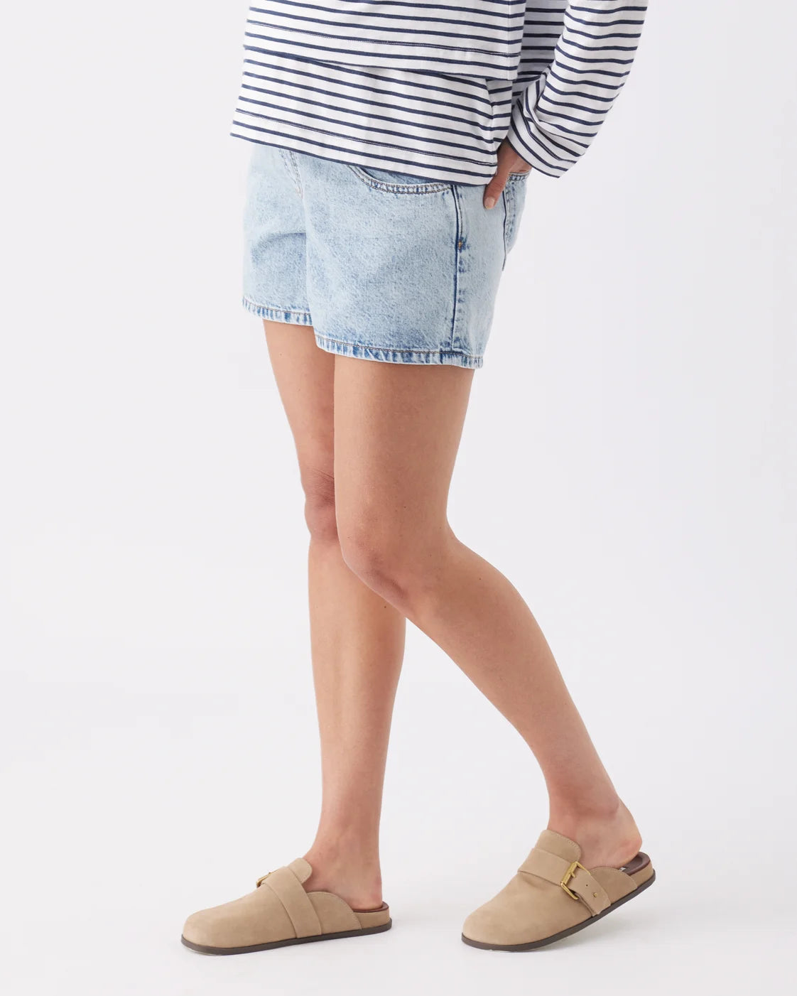 Brooklyn Denim Short  Light Wash