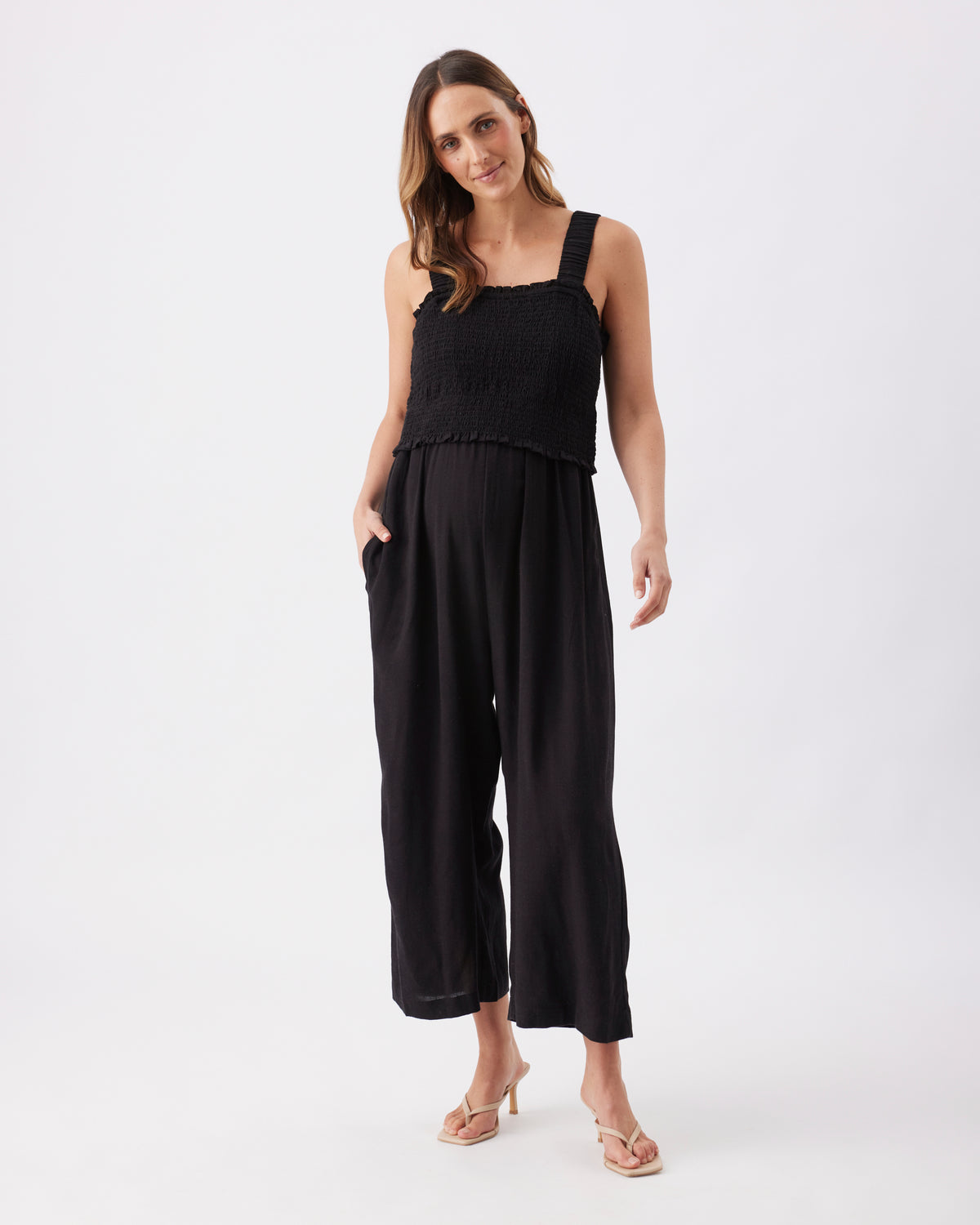 Tilda Nursing Jumpsuit Black