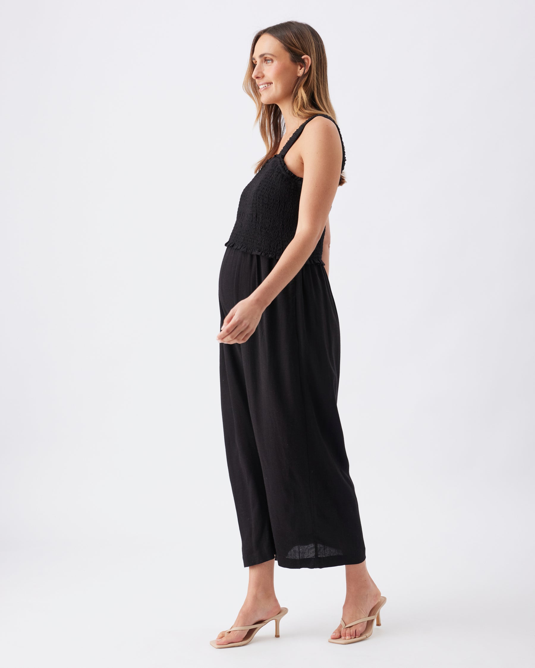 Tilda Nursing Jumpsuit Black