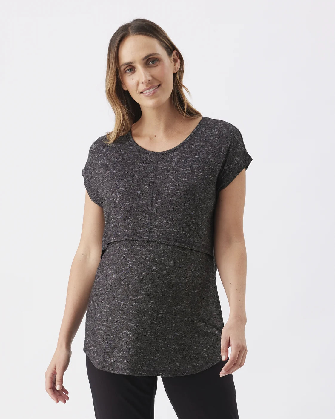 Dreamy Nursing Tee Granite