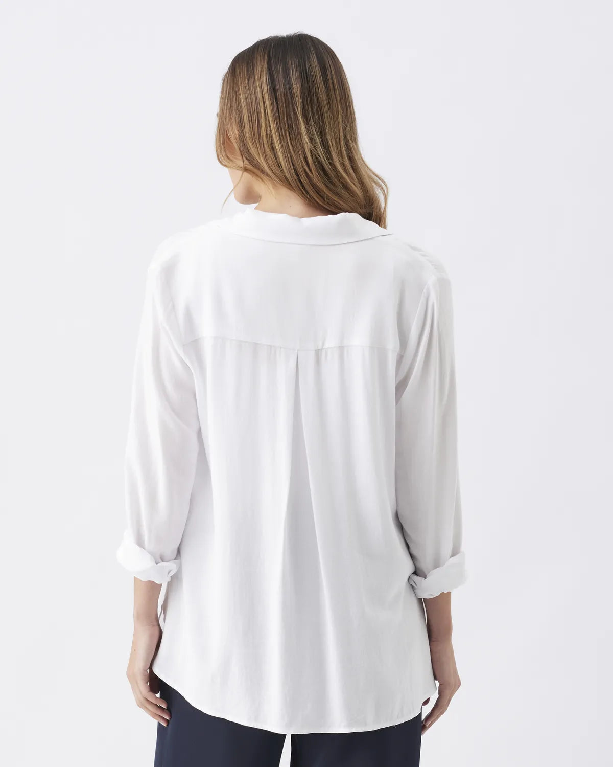 Clara Relaxed Shirt  White