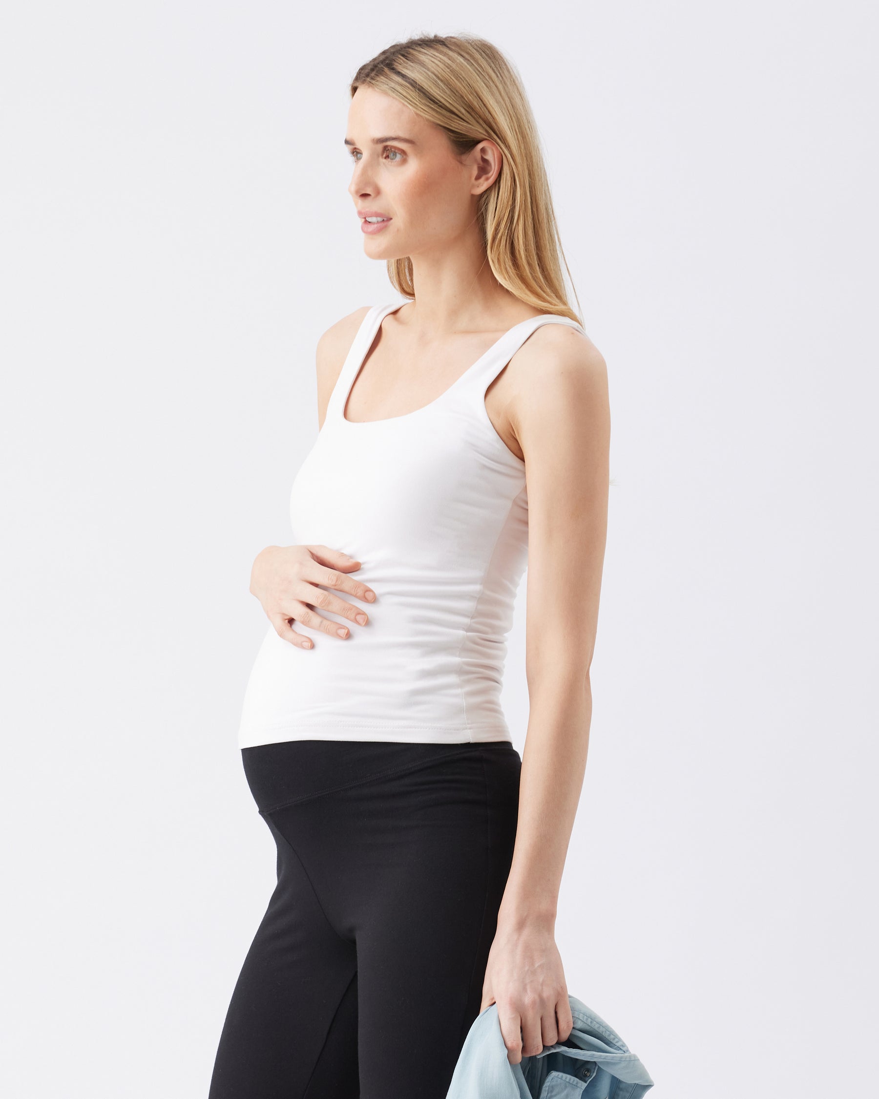 Luxe Knit Tank Top  White