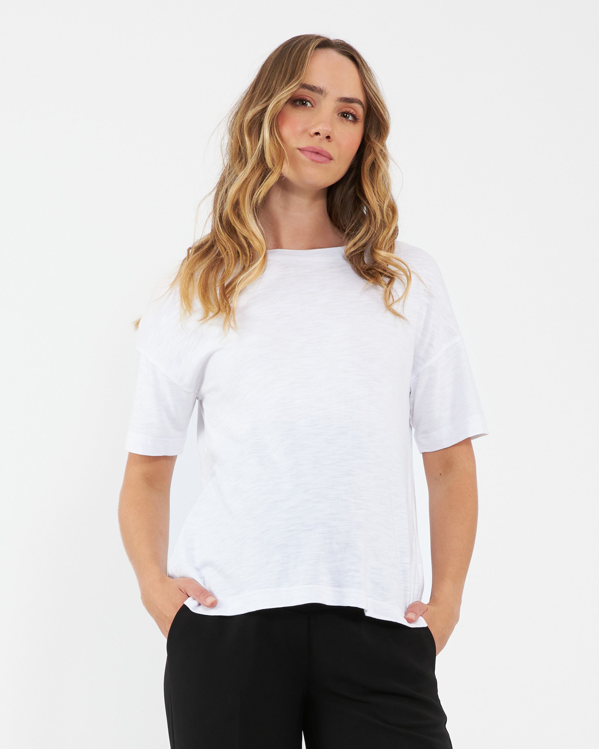 Claud Tee  White