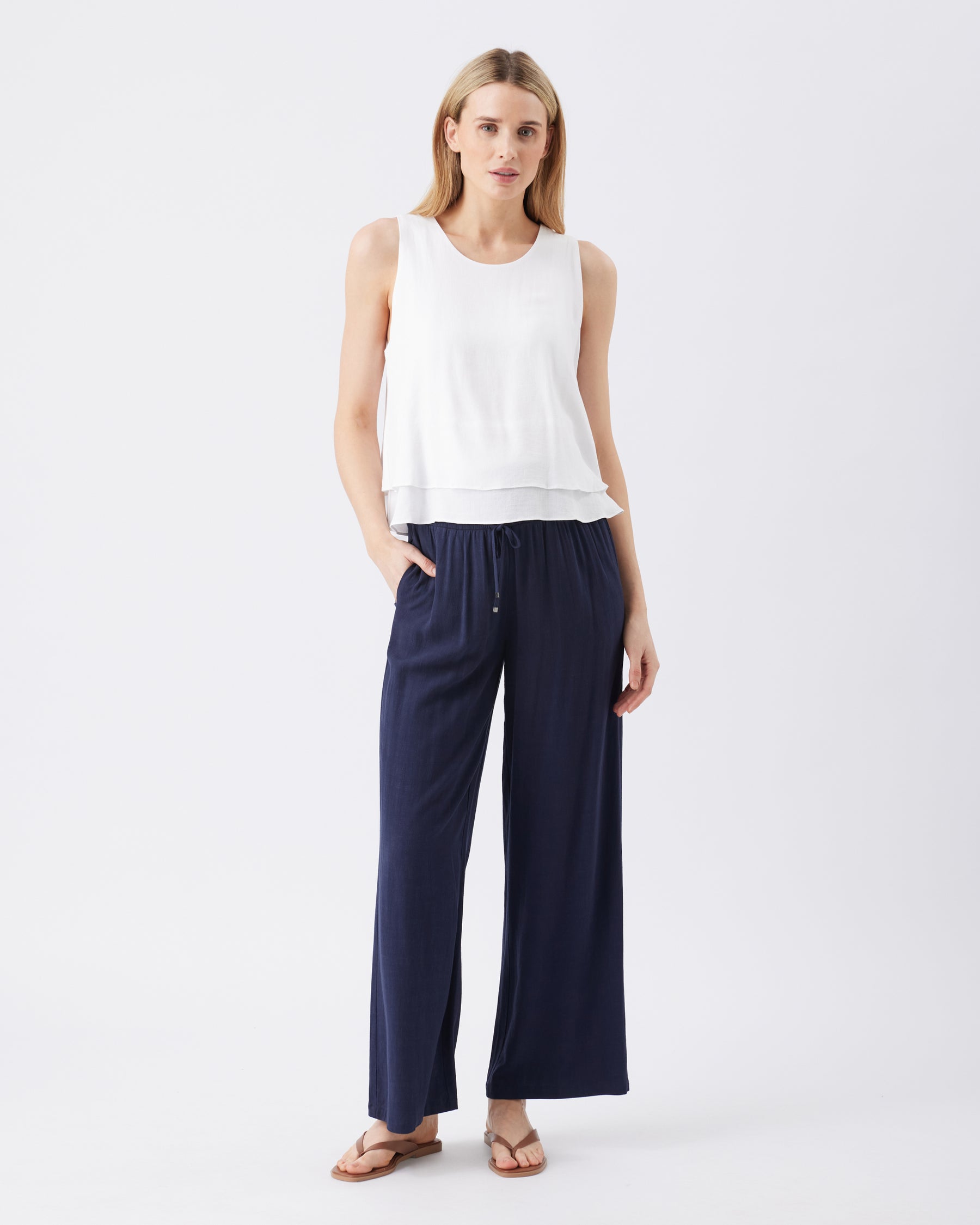 Lois Nursing Top White