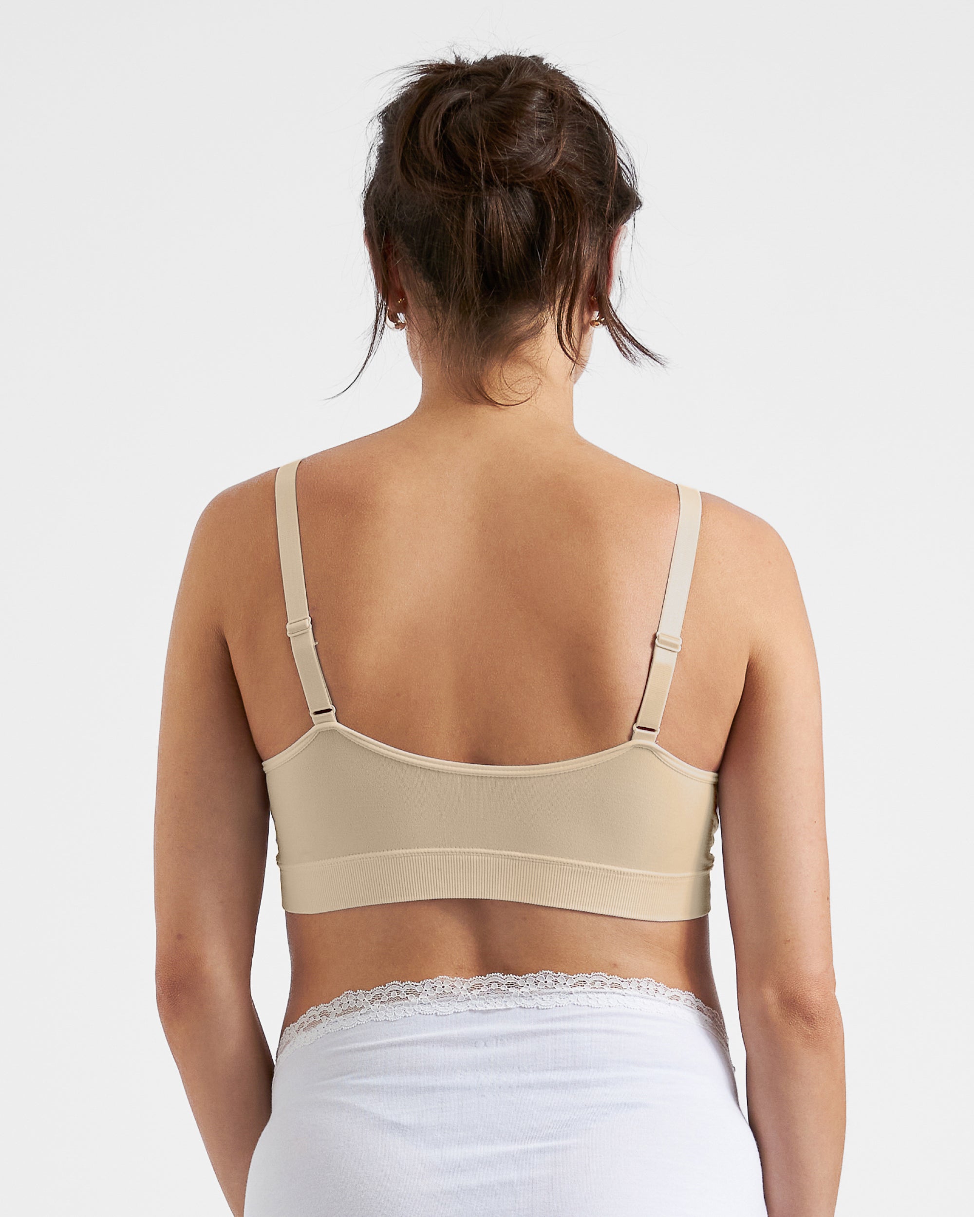 Seamless Nursing Bralette  Natural