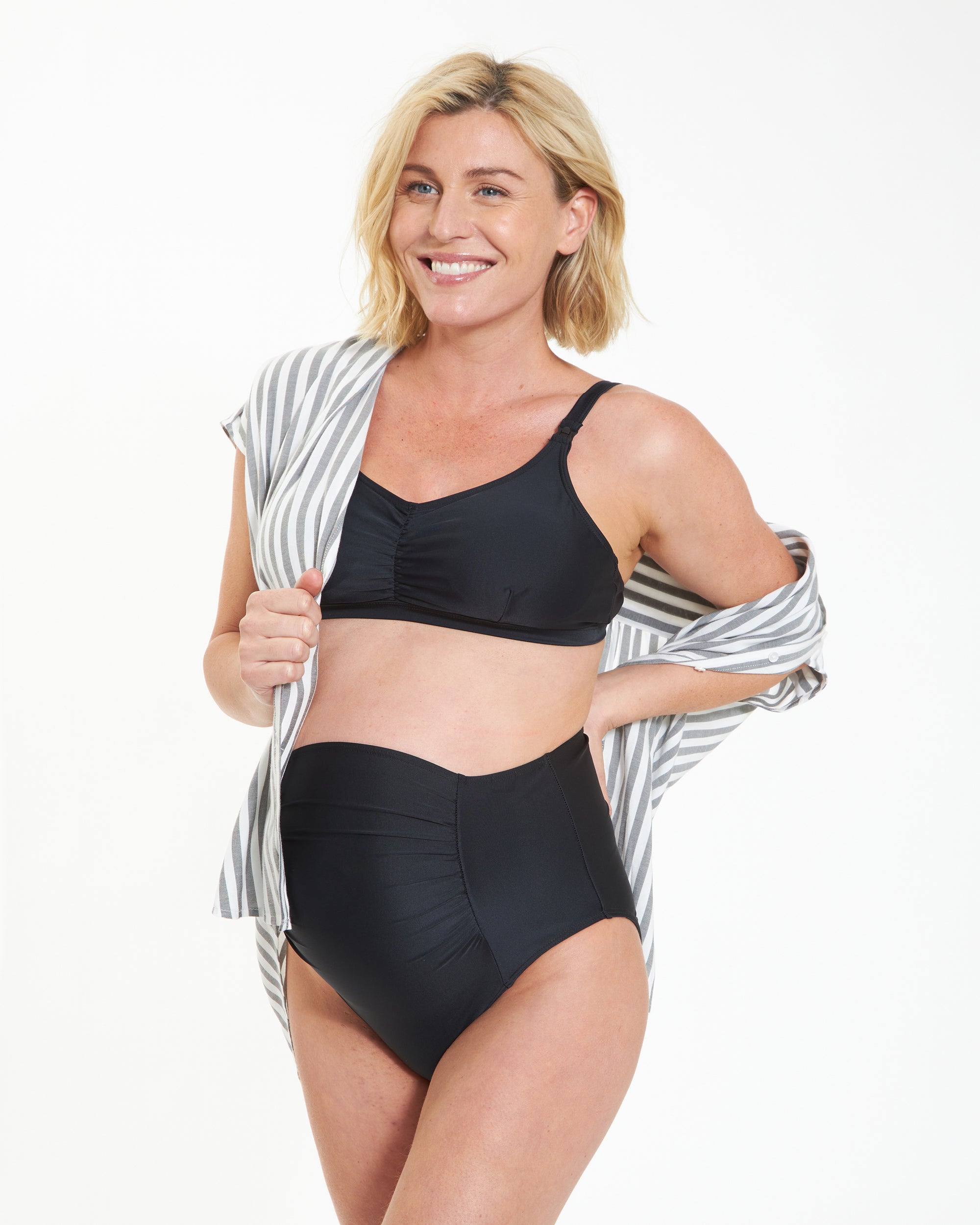 Monterey Nursing Bikini Black