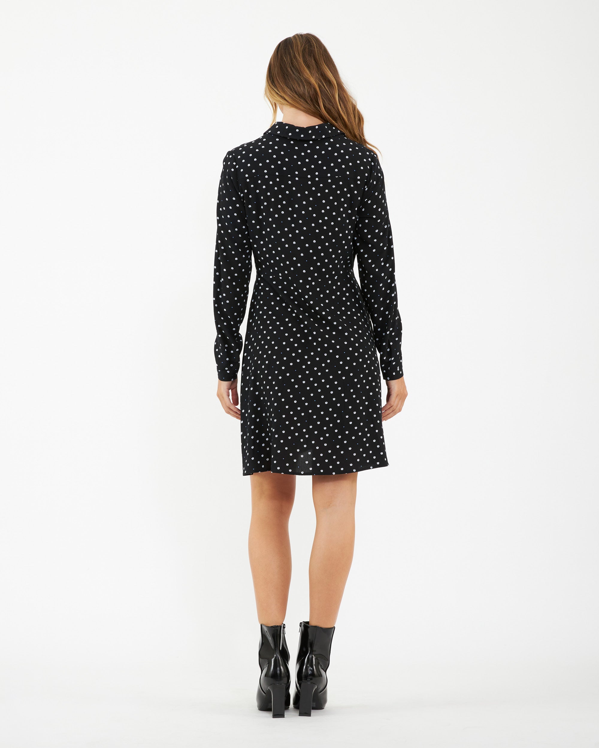 Fifi Shirt Dress  Black