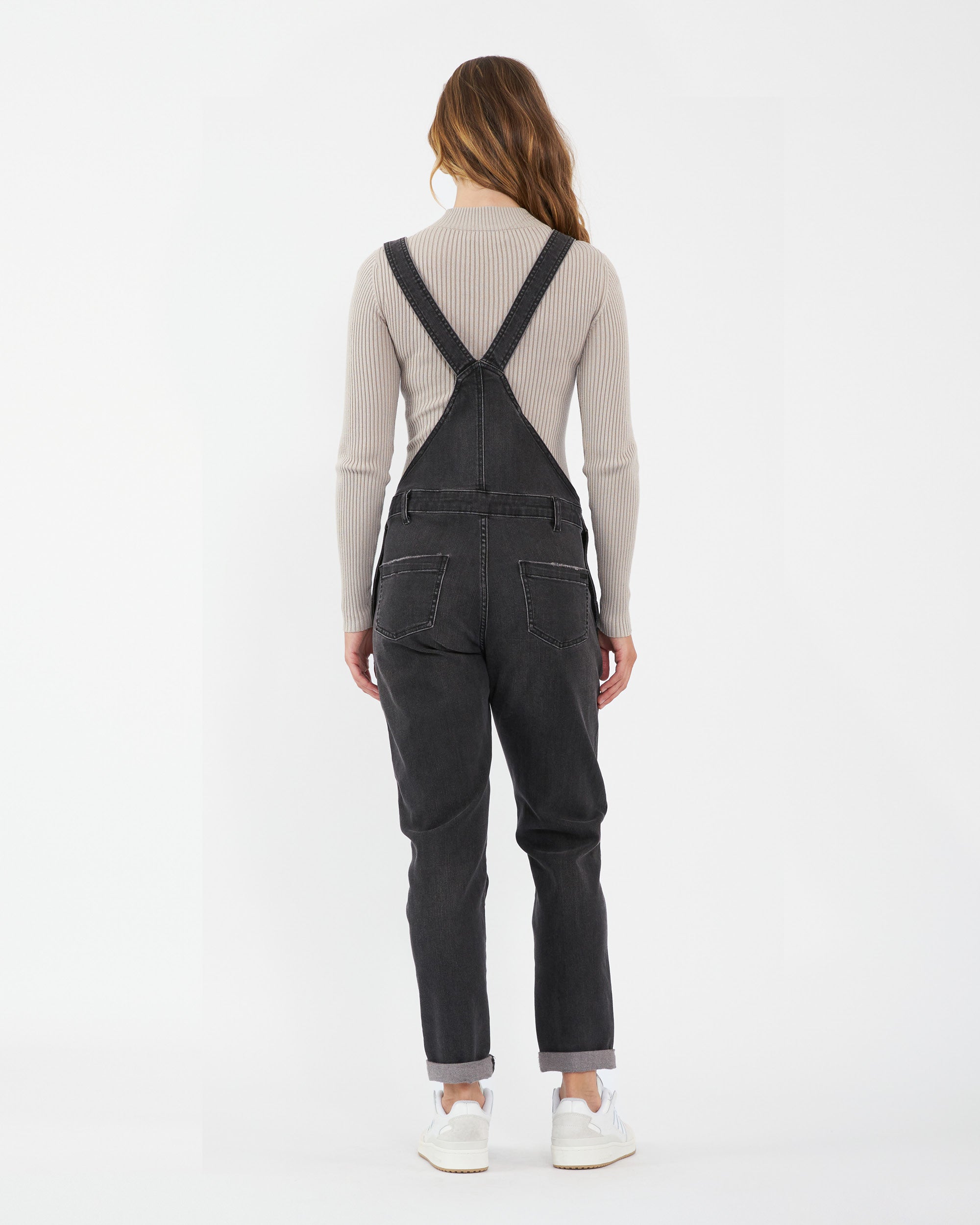 Denim Overalls Black