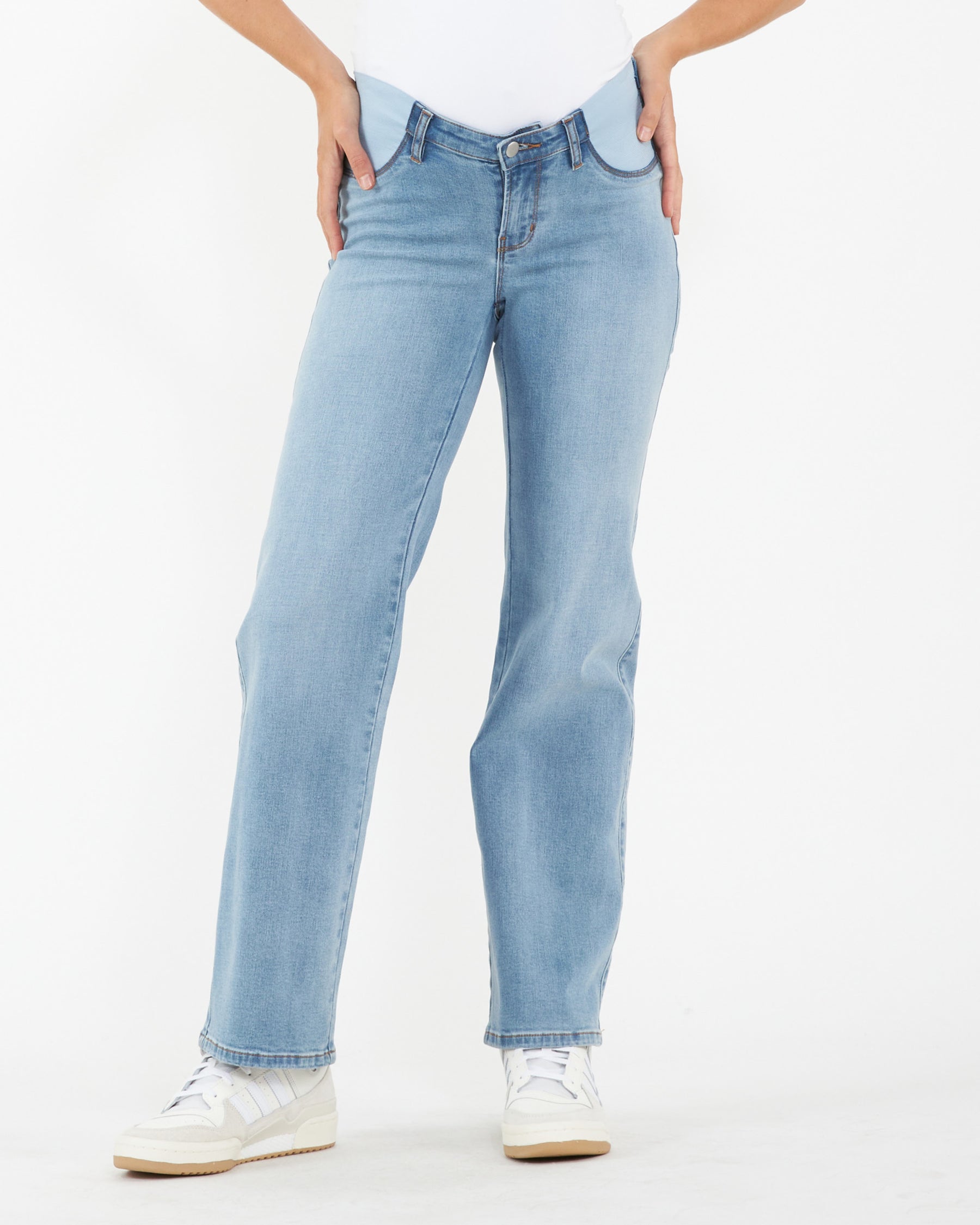 Kyle Wide Leg Jean Light Blue