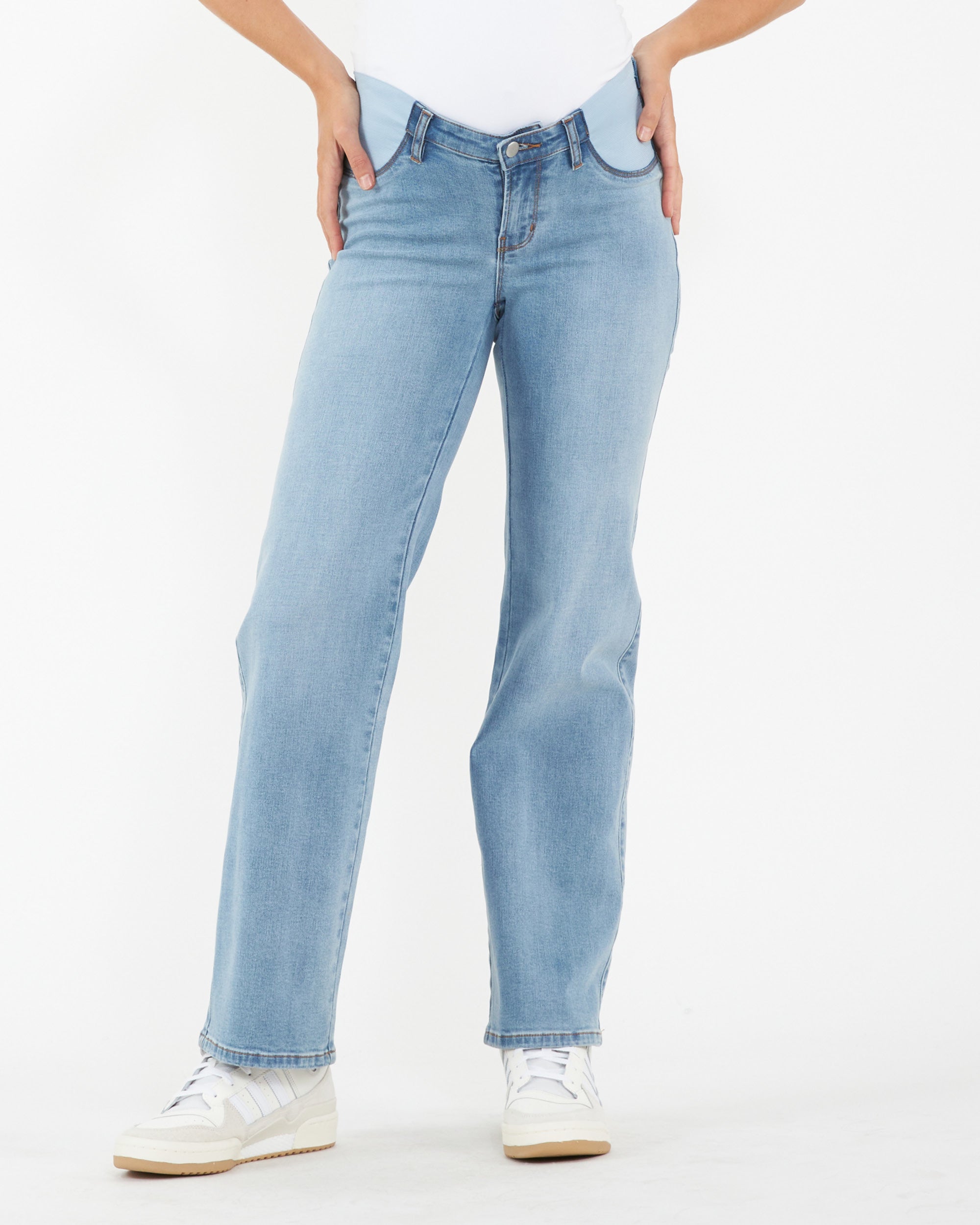 Kyle Wide Leg Jean Light Blue