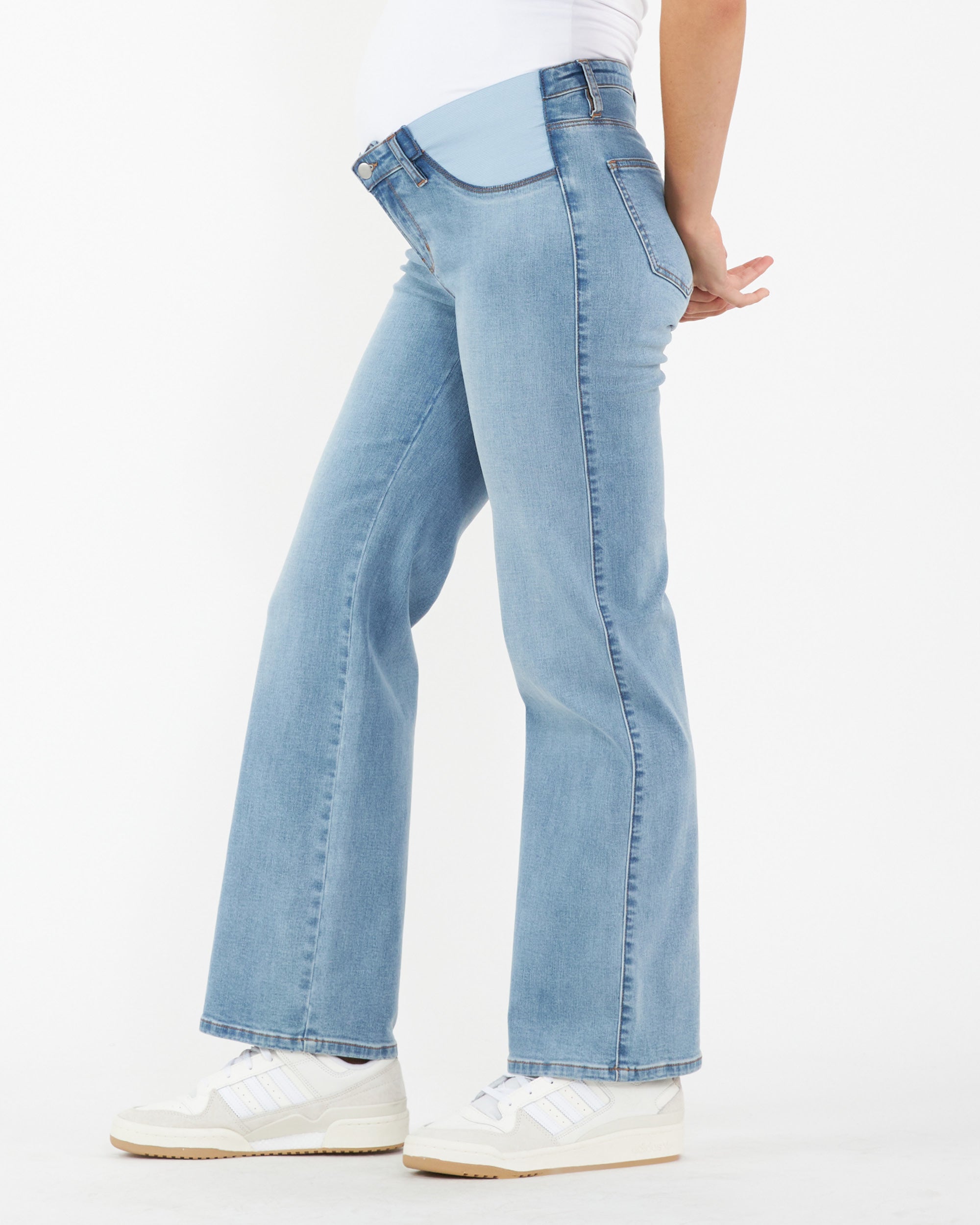 Kyle Wide Leg Jean Light Blue
