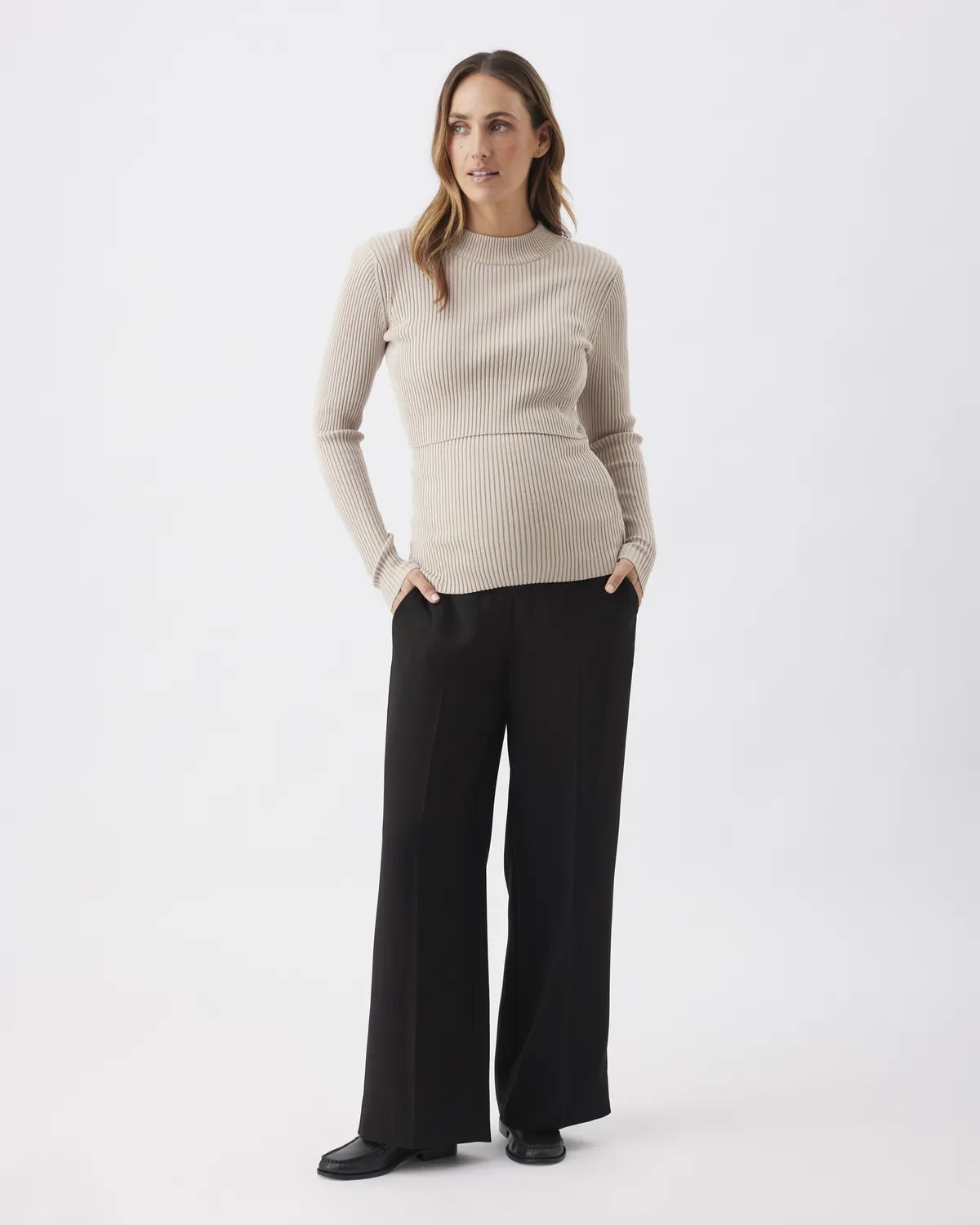 Alexa Wide Leg Pant  Black