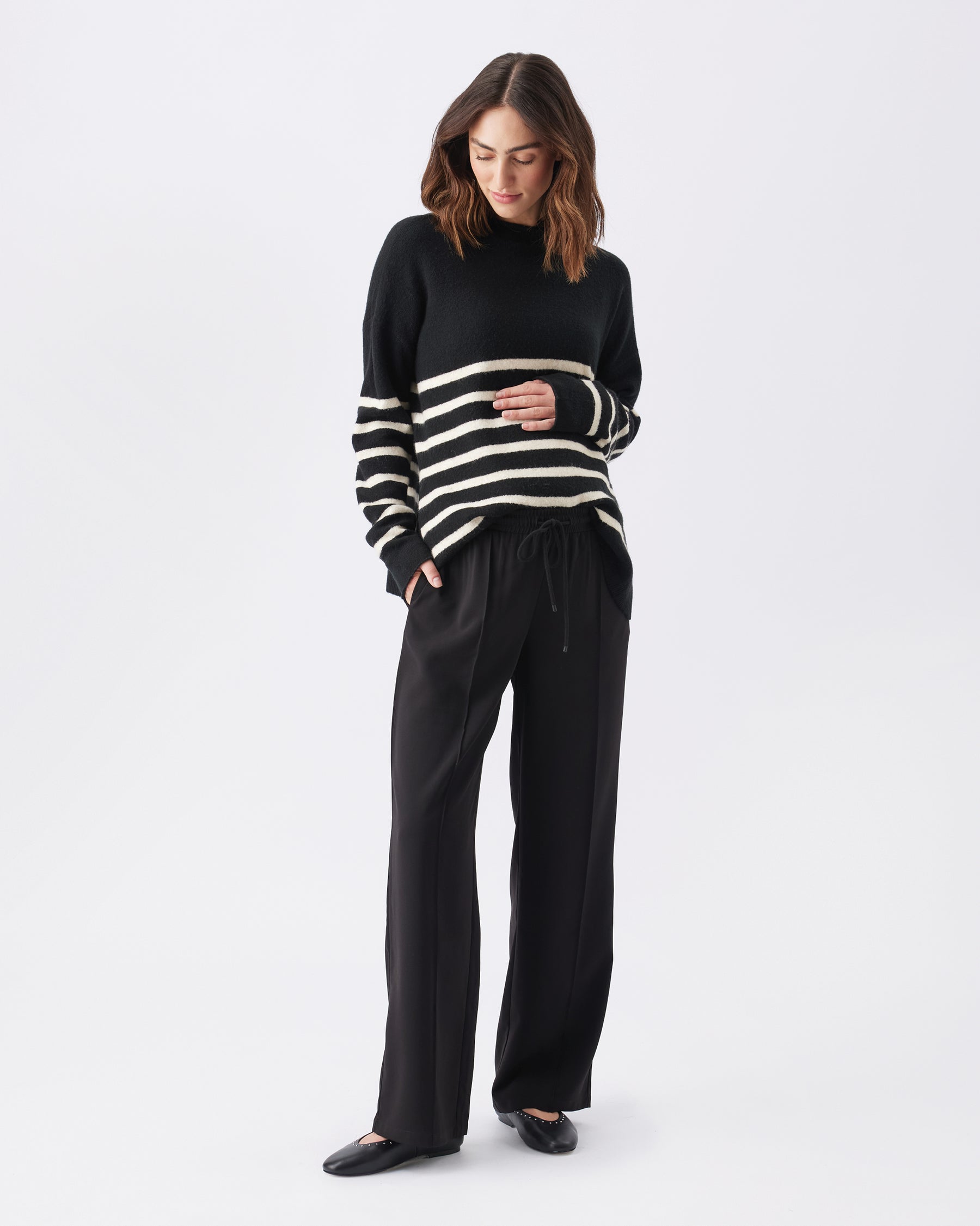 Alexa Pull-On Pant  Black