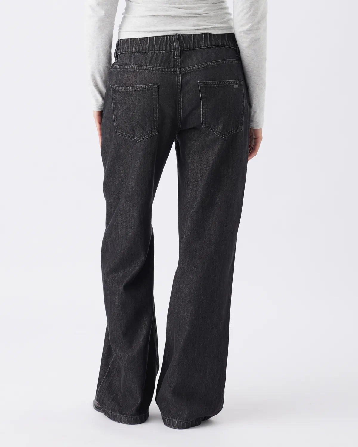 Billie Elastic Waist Jean Black