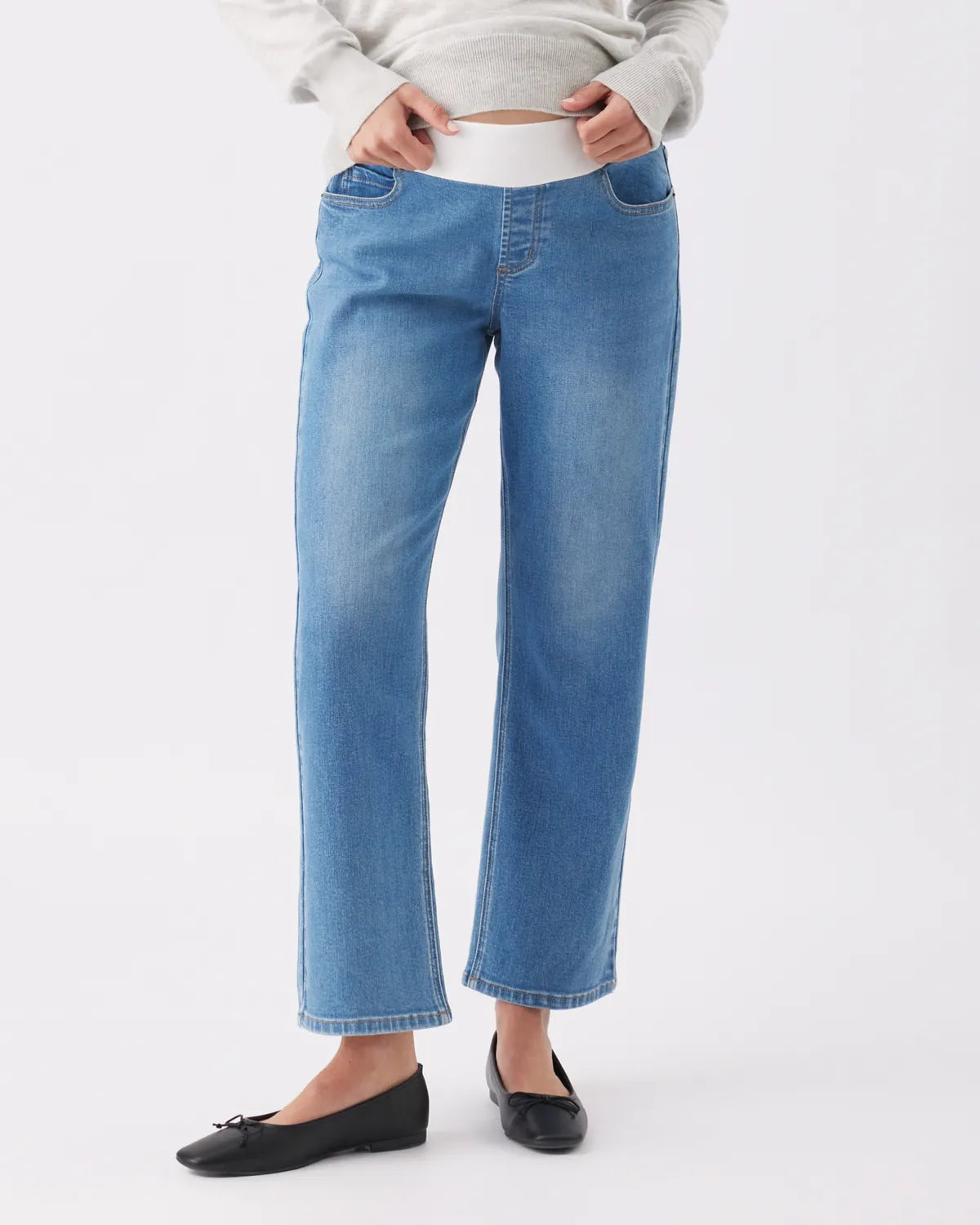 Teddy Straight Jean  Classic Blue