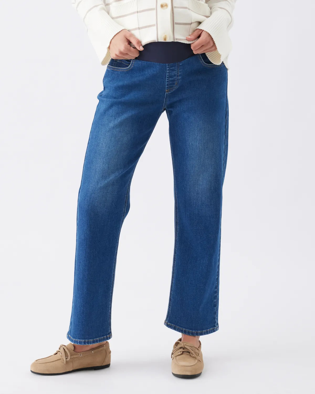 Teddy Straight Jean  Indigo Blue