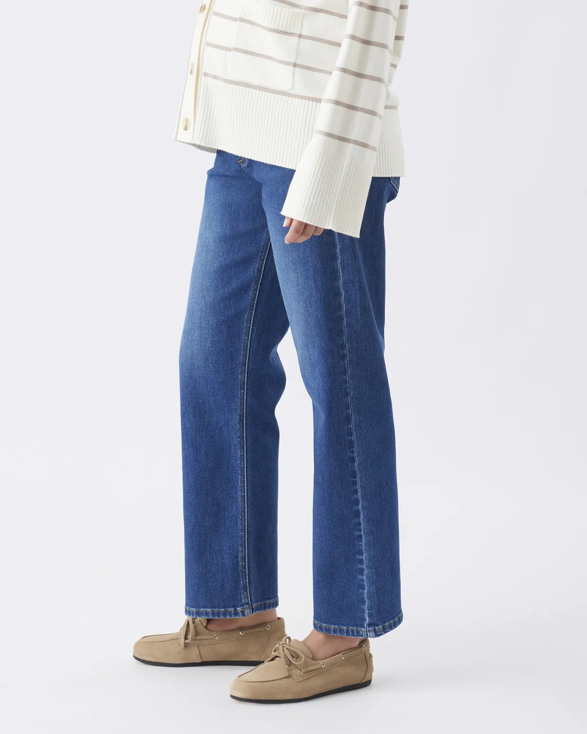 Teddy Straight Jean  Indigo Blue
