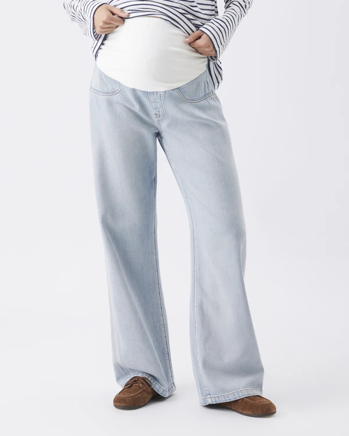 Billie Over Bump Jean Light Wash