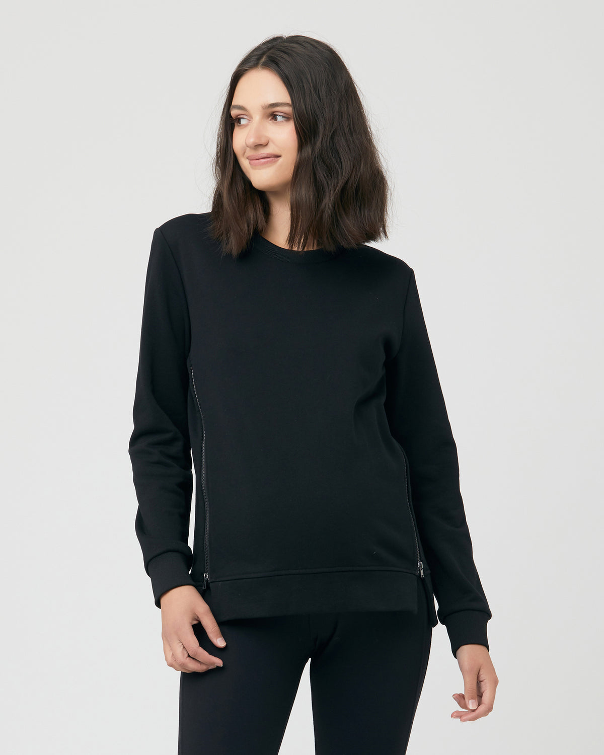 Donna Nursing Jumper  Black