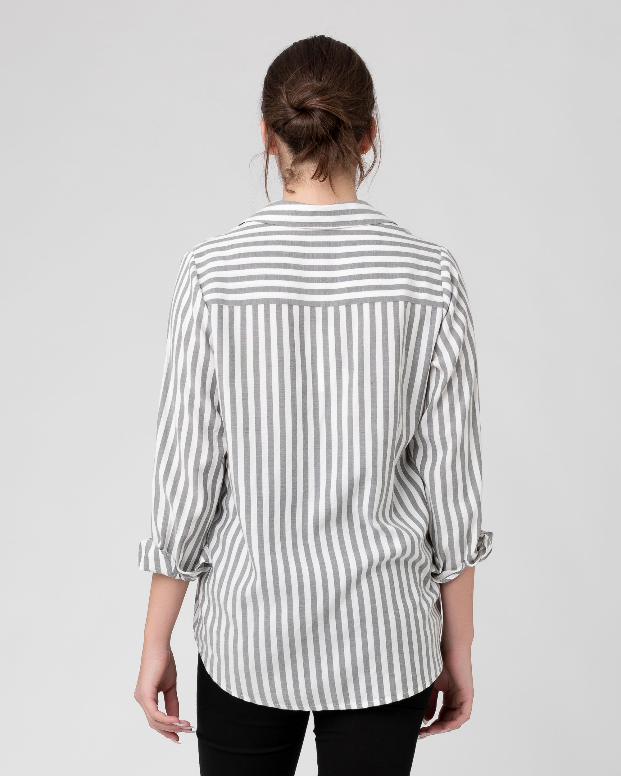 Lou Stripe Shirt  Black / White