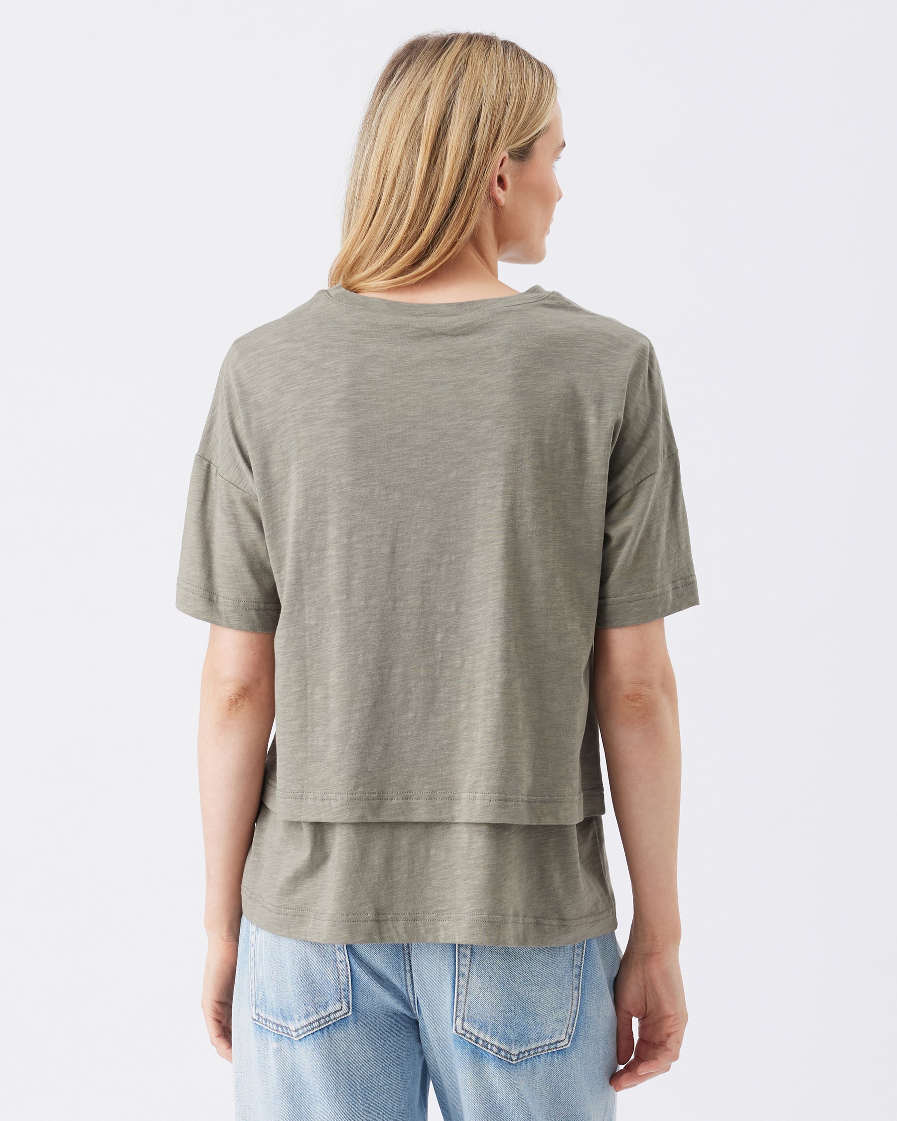 Claud Nursing Tee  Moss