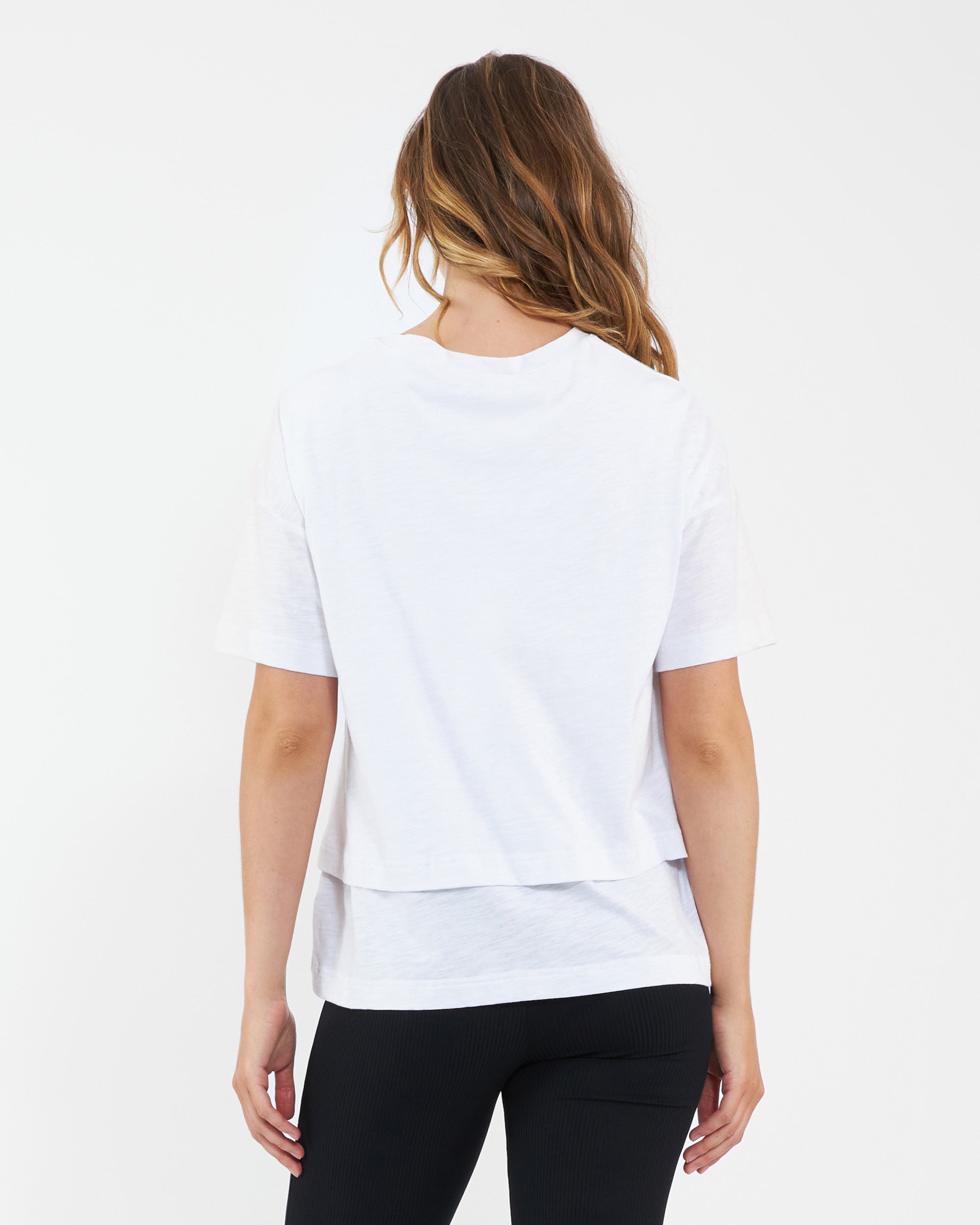 Claud Nursing Tee  White