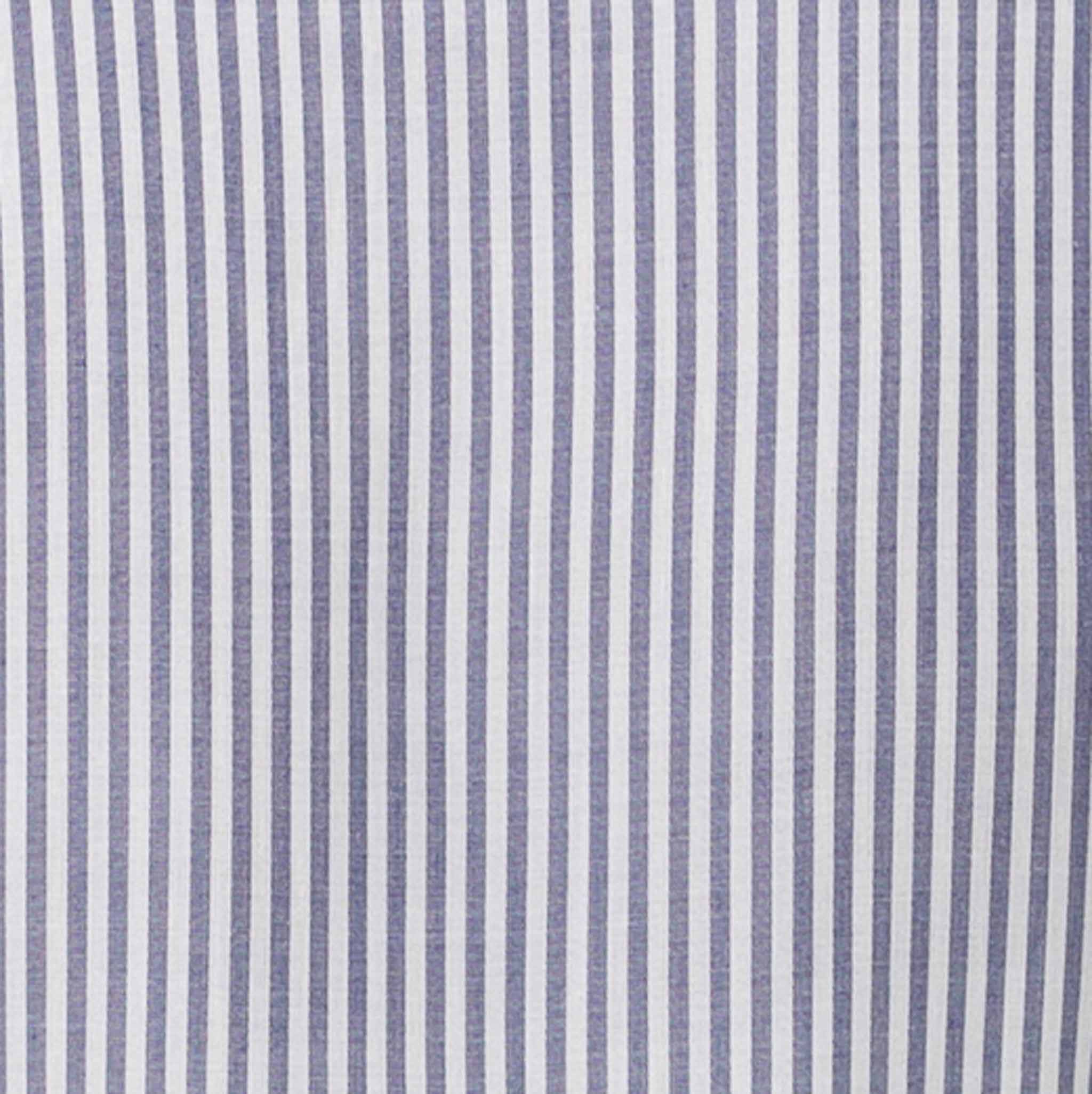 Stripe Layered Peplum Shirt Navy / White
