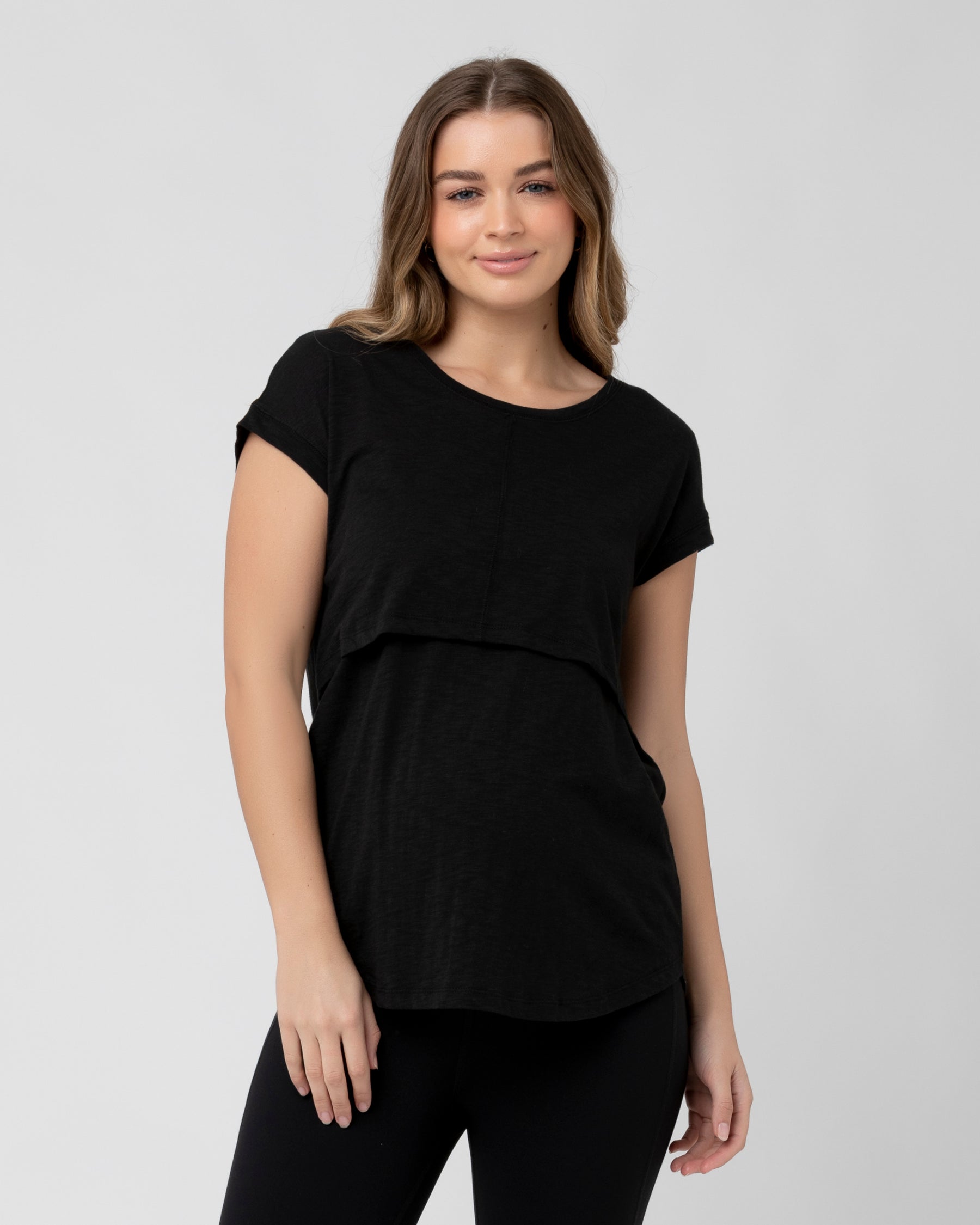 Richie Nursing Tee Black