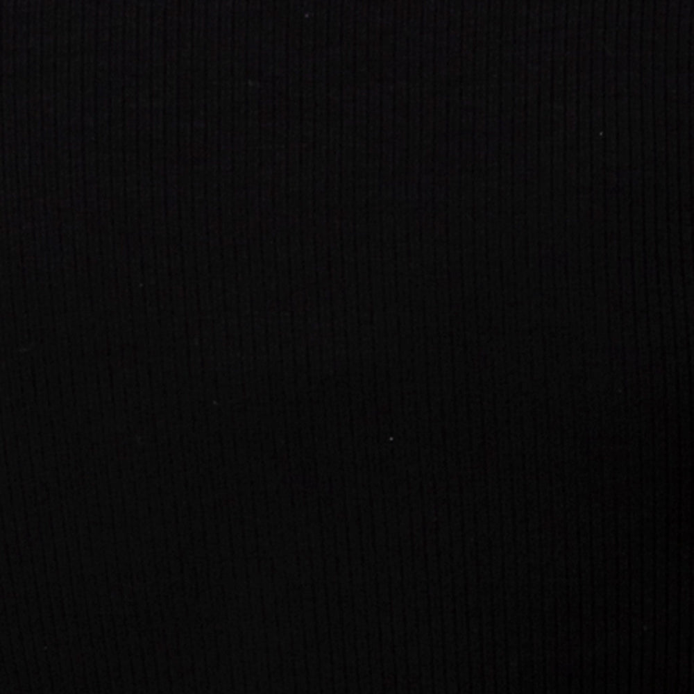 Annie Cotton Rib Tank - Very Black