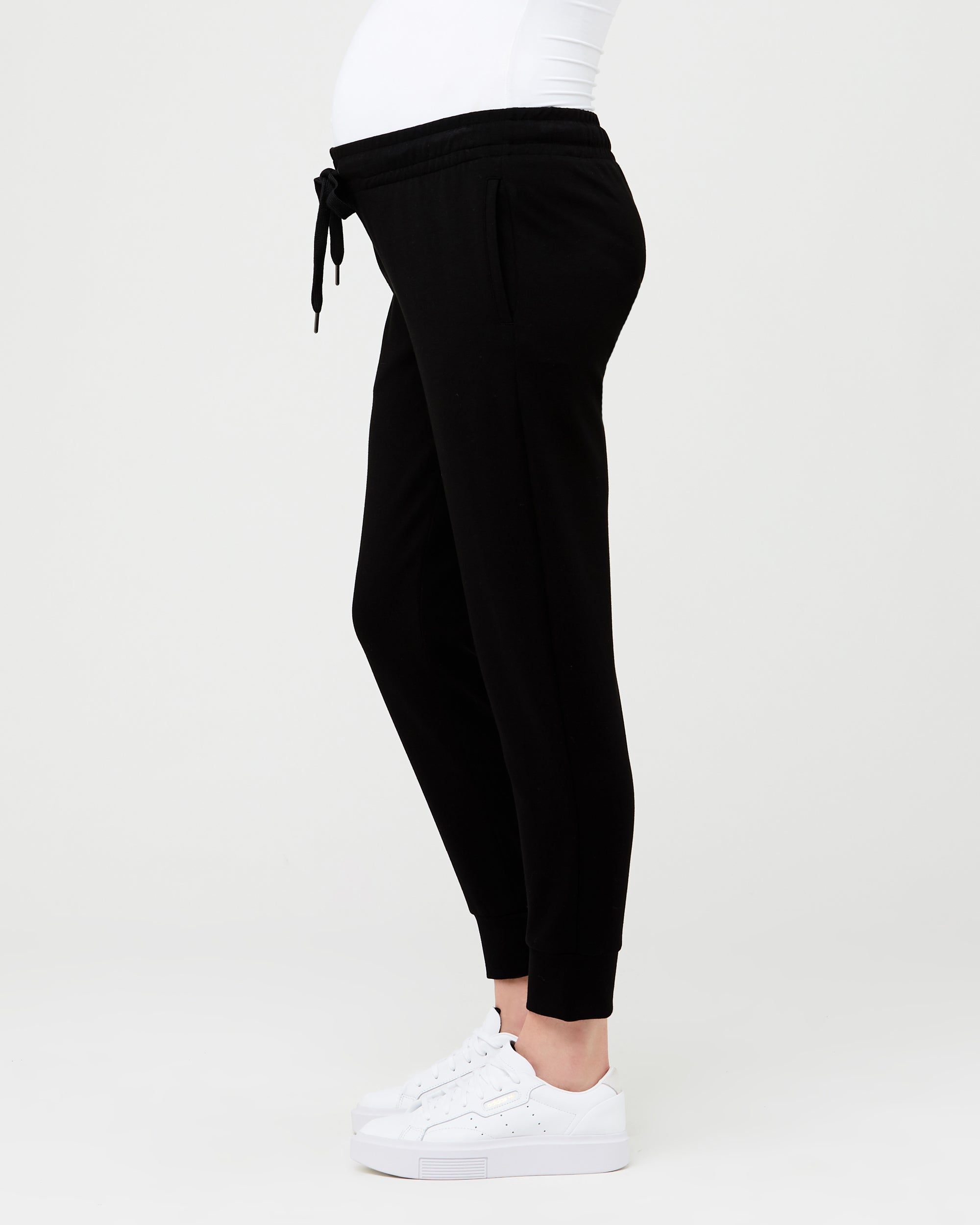 Post workout OOTD - Black Scuba Joggers with embroidered